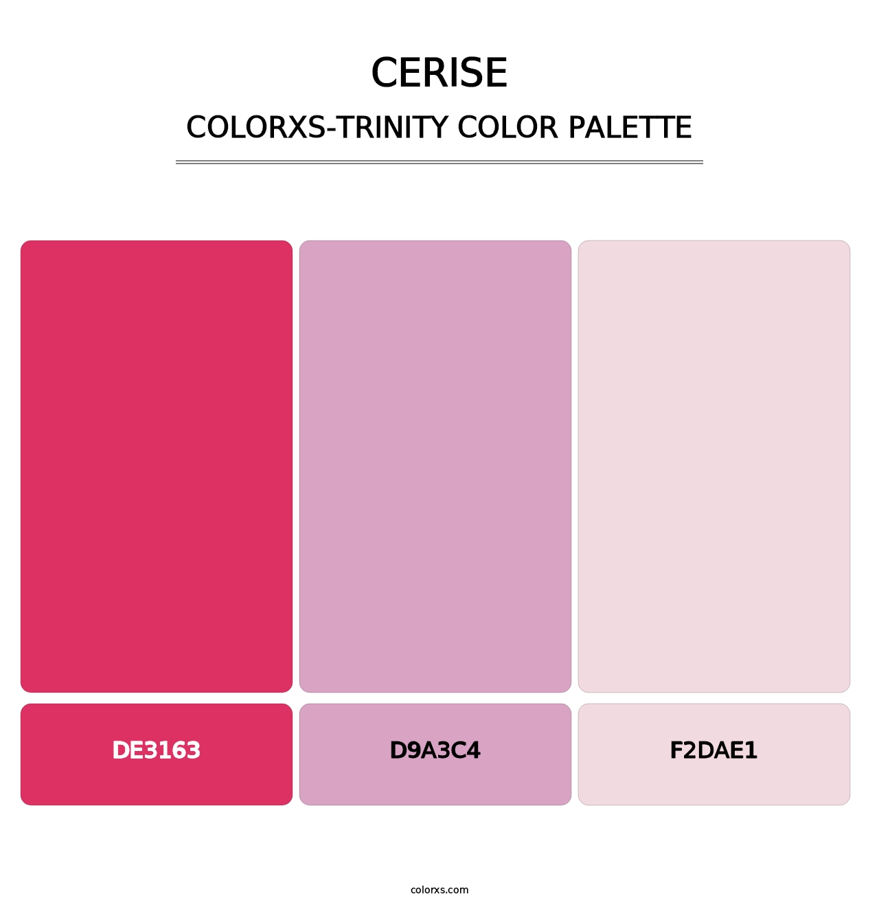Cerise - Colorxs Trinity Palette