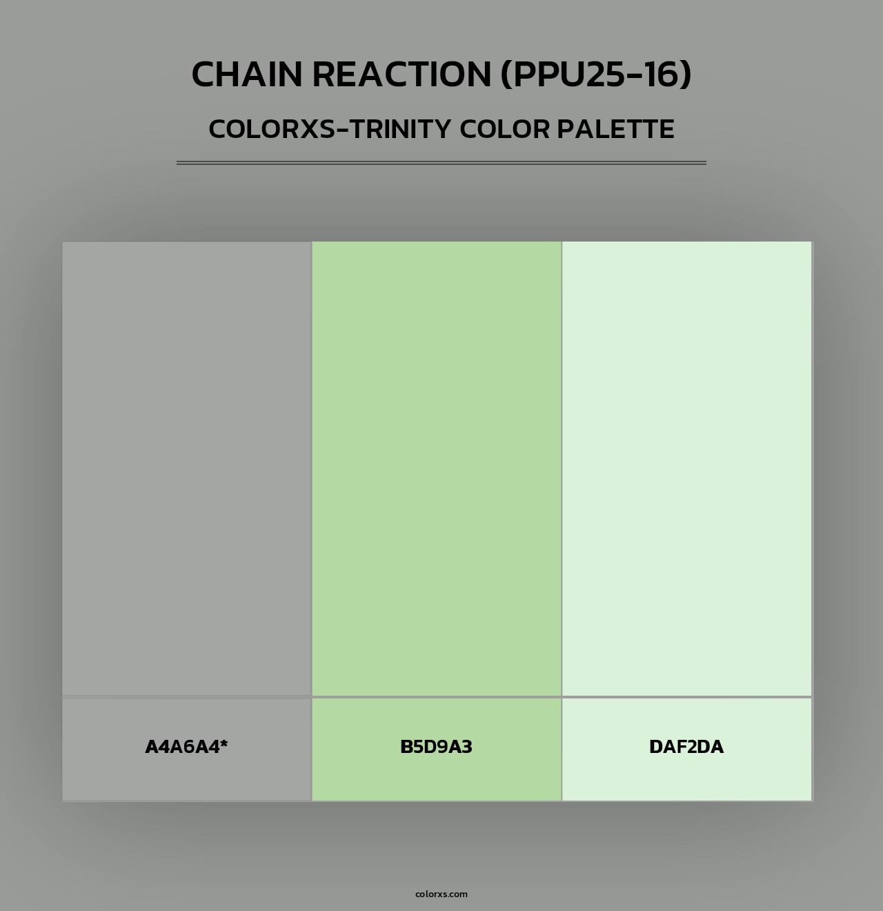 Chain Reaction (PPU25-16) - Colorxs Trinity Palette