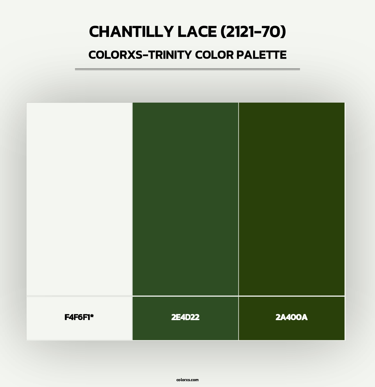 Chantilly Lace (2121-70) - Colorxs Trinity Palette