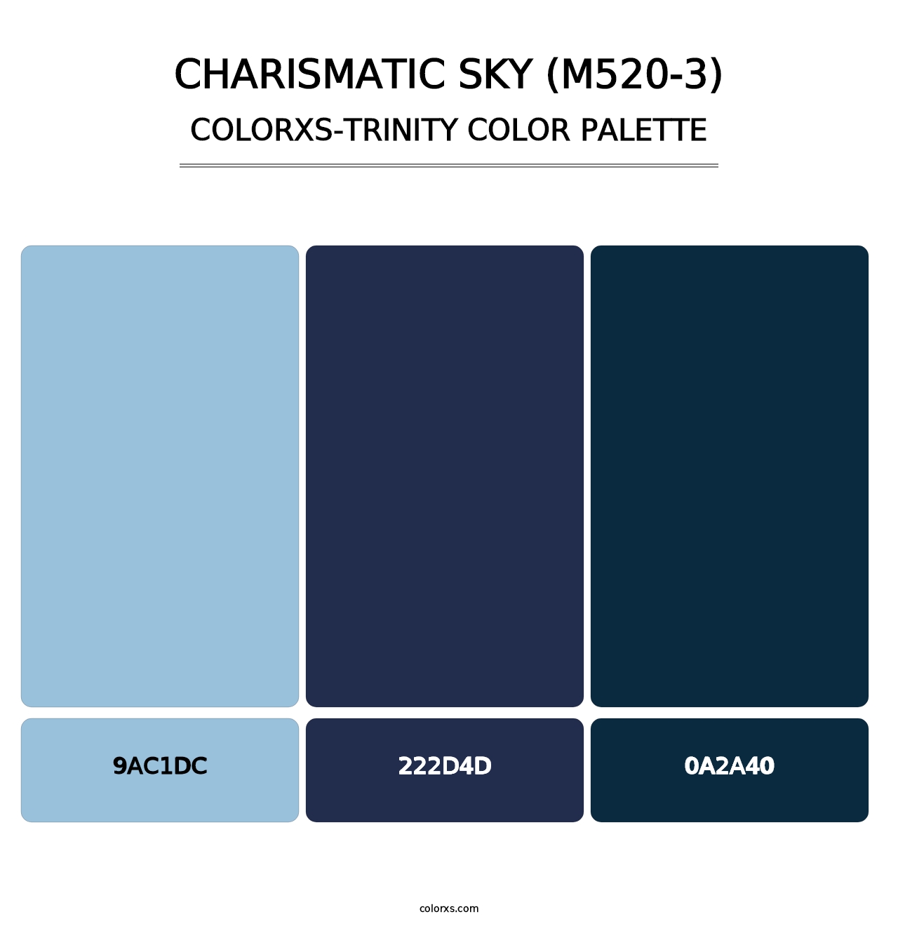 Charismatic Sky (M520-3) - Colorxs Trinity Palette