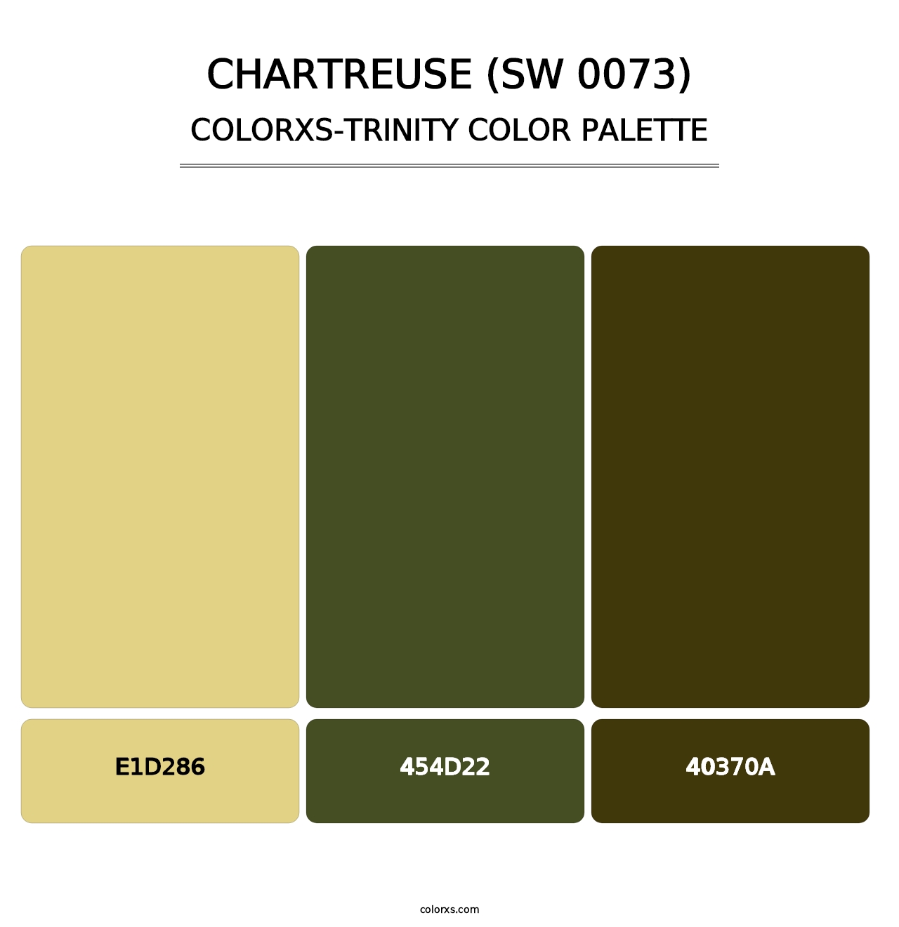 Chartreuse (SW 0073) - Colorxs Trinity Palette