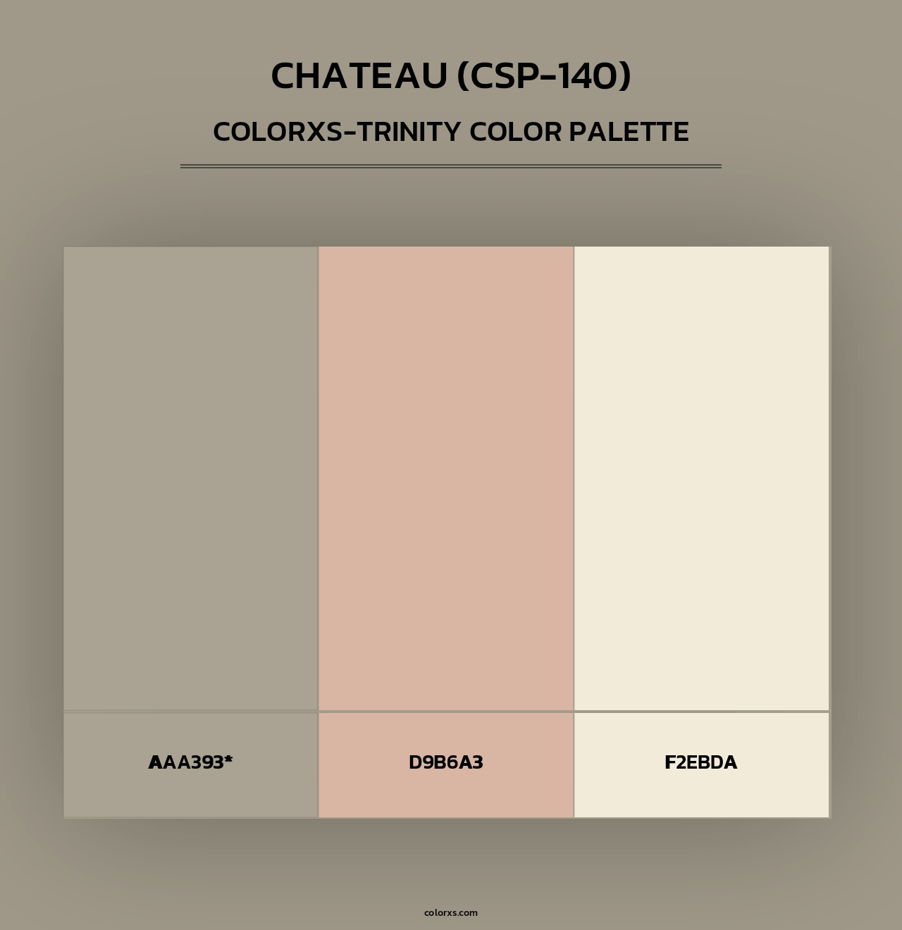 Chateau (CSP-140) - Colorxs Trinity Palette