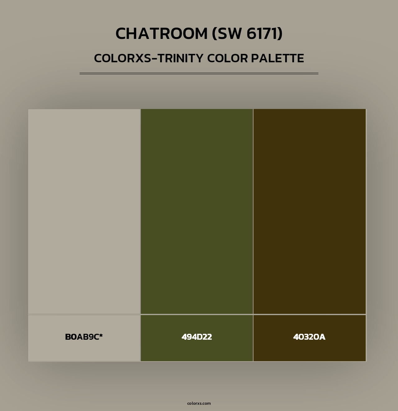 Chatroom (SW 6171) - Colorxs Trinity Palette