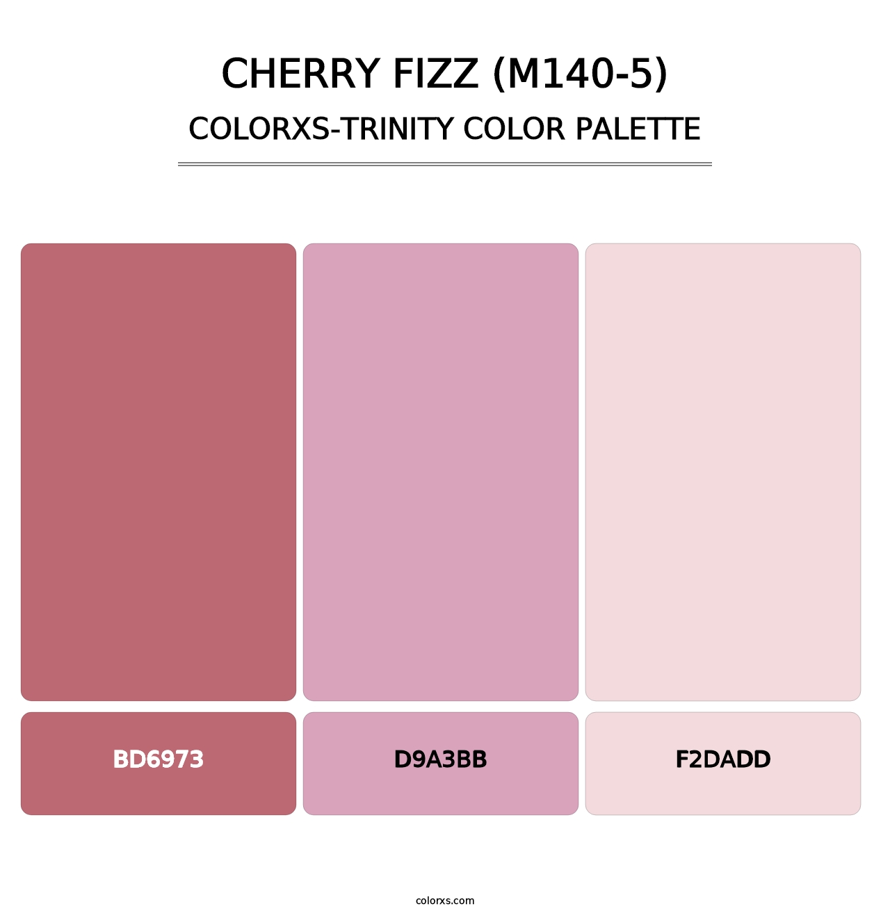 Cherry Fizz (M140-5) - Colorxs Trinity Palette