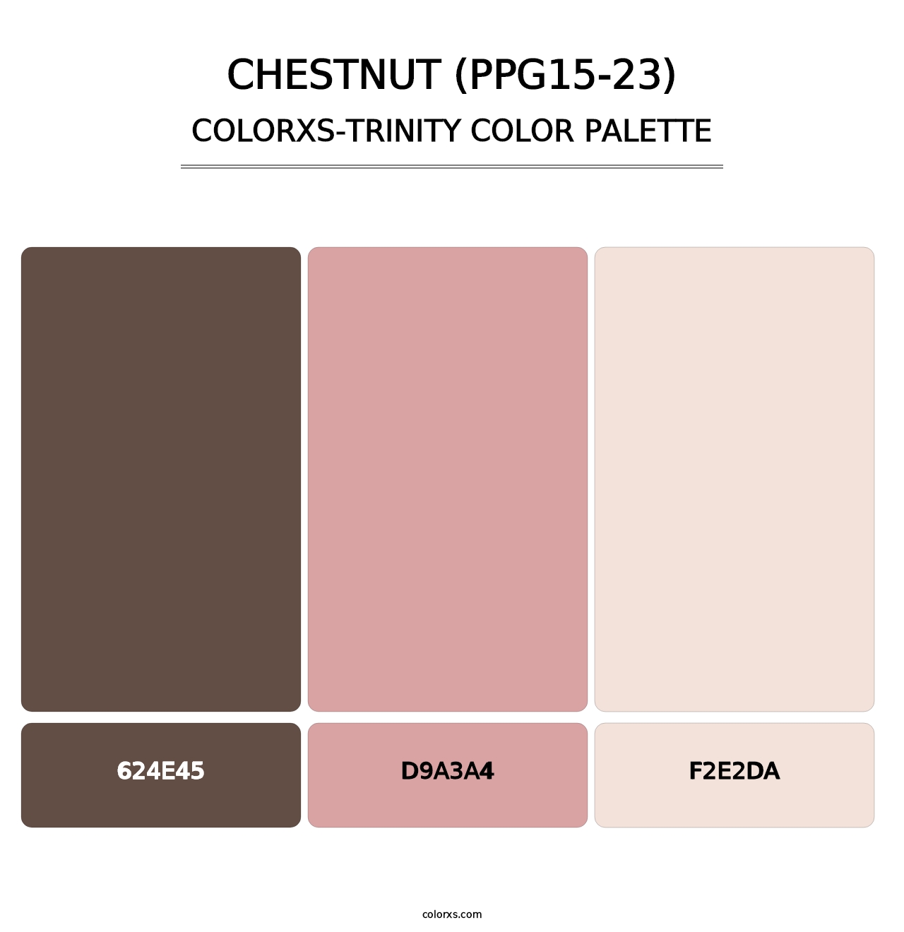 Chestnut (PPG15-23) - Colorxs Trinity Palette