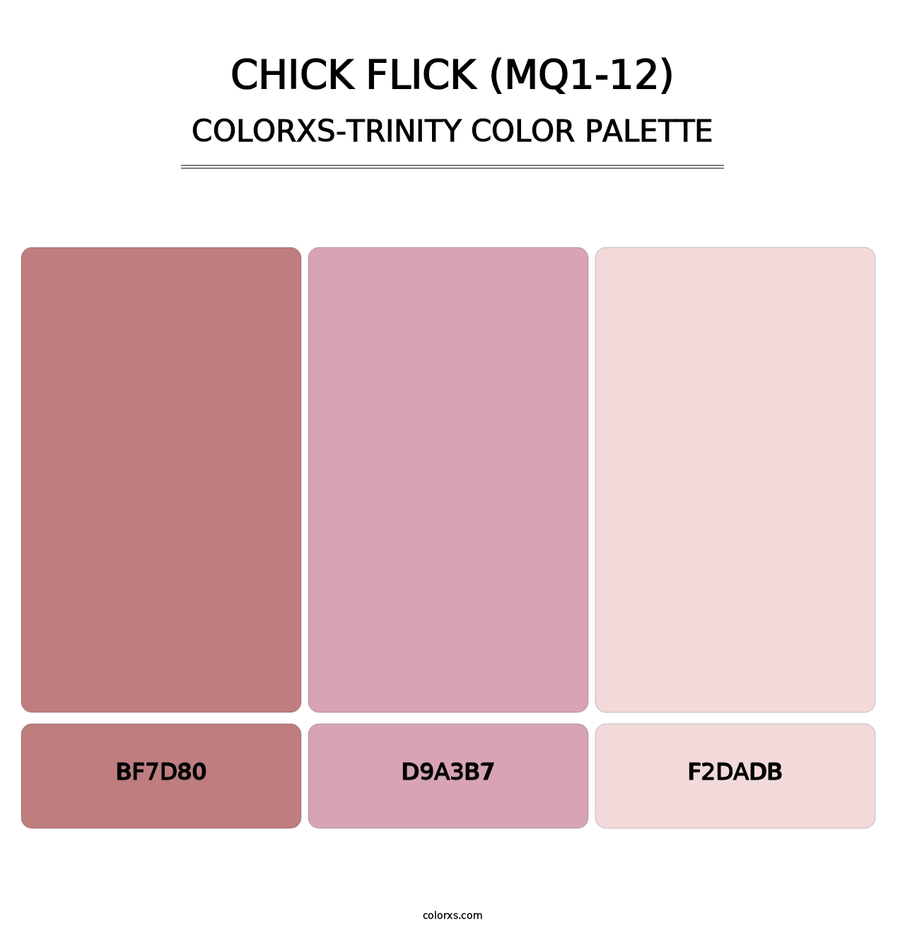 Chick Flick (MQ1-12) - Colorxs Trinity Palette