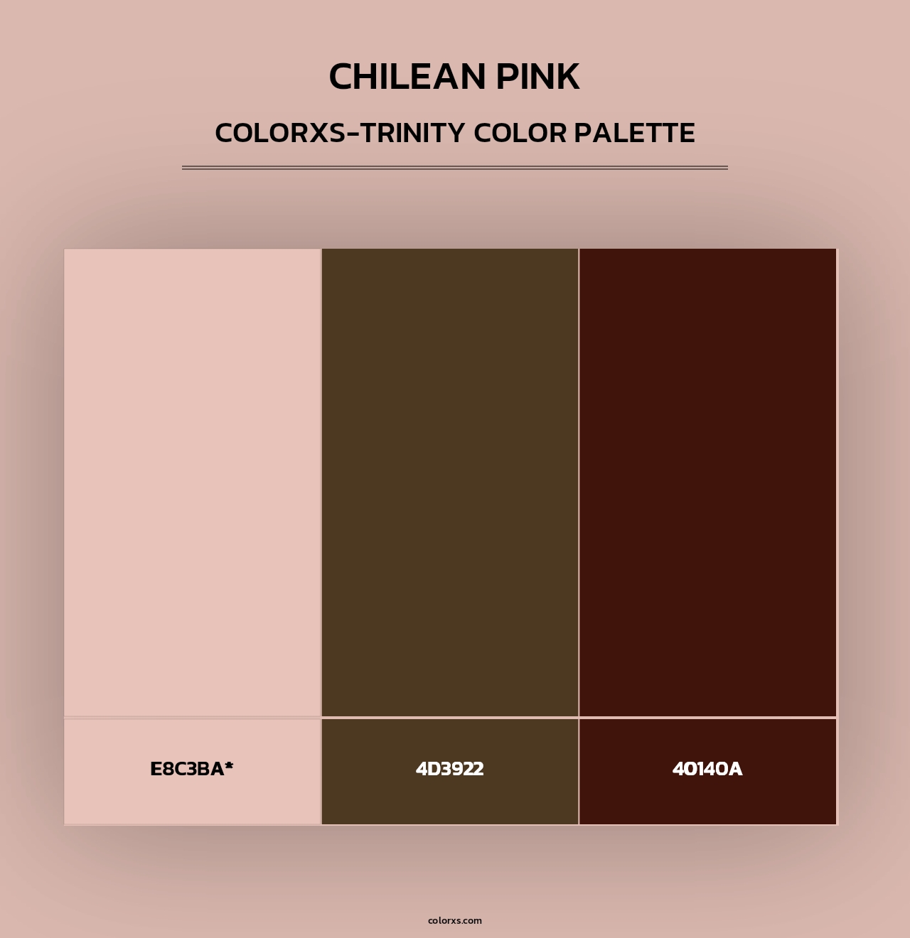 Chilean Pink - Colorxs Trinity Palette