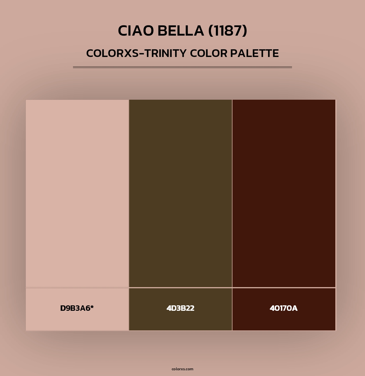 Ciao Bella (1187) - Colorxs Trinity Palette