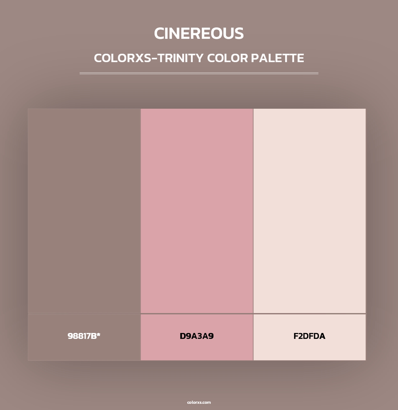 Cinereous - Colorxs Trinity Palette