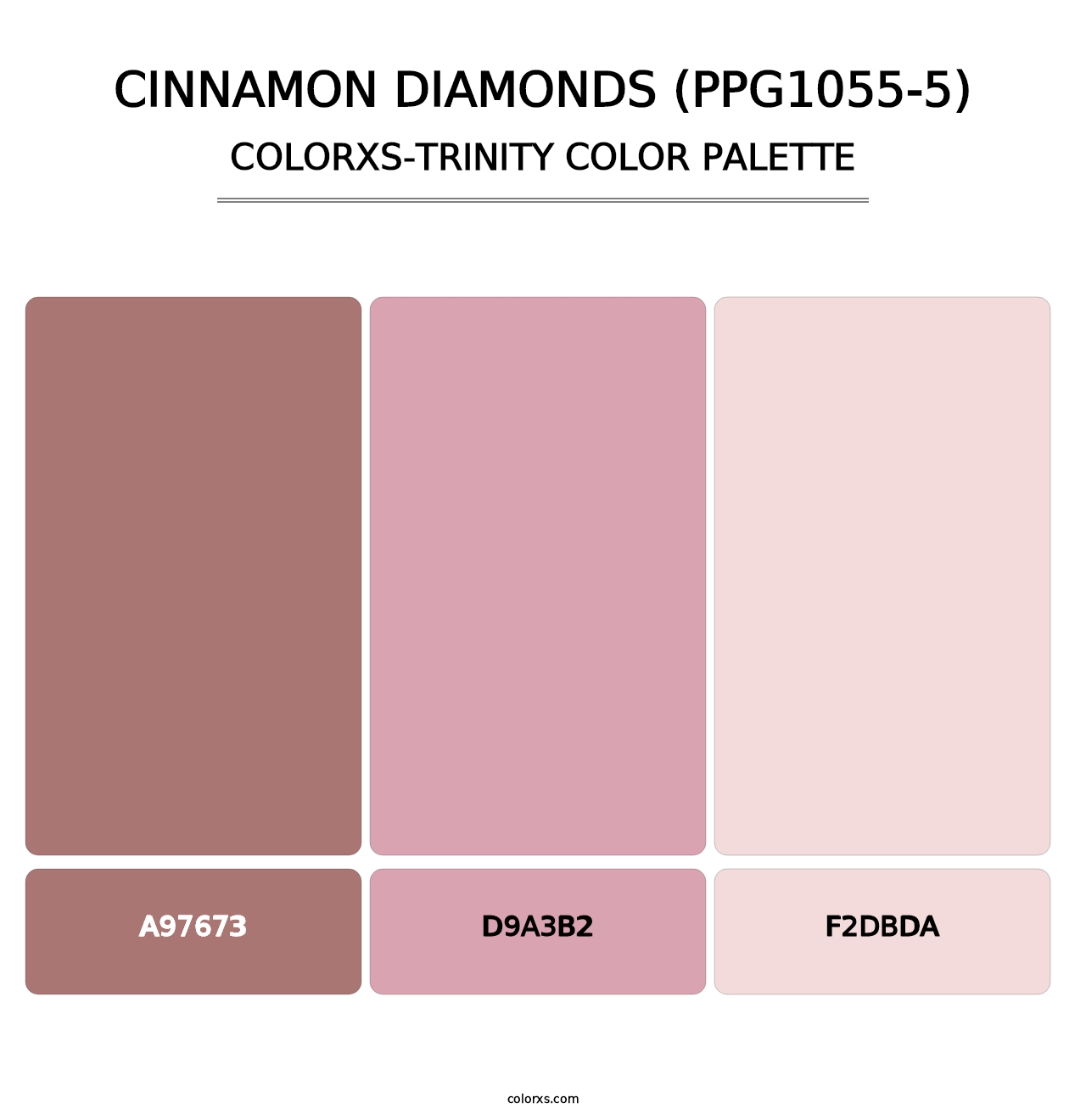 Cinnamon Diamonds (PPG1055-5) - Colorxs Trinity Palette