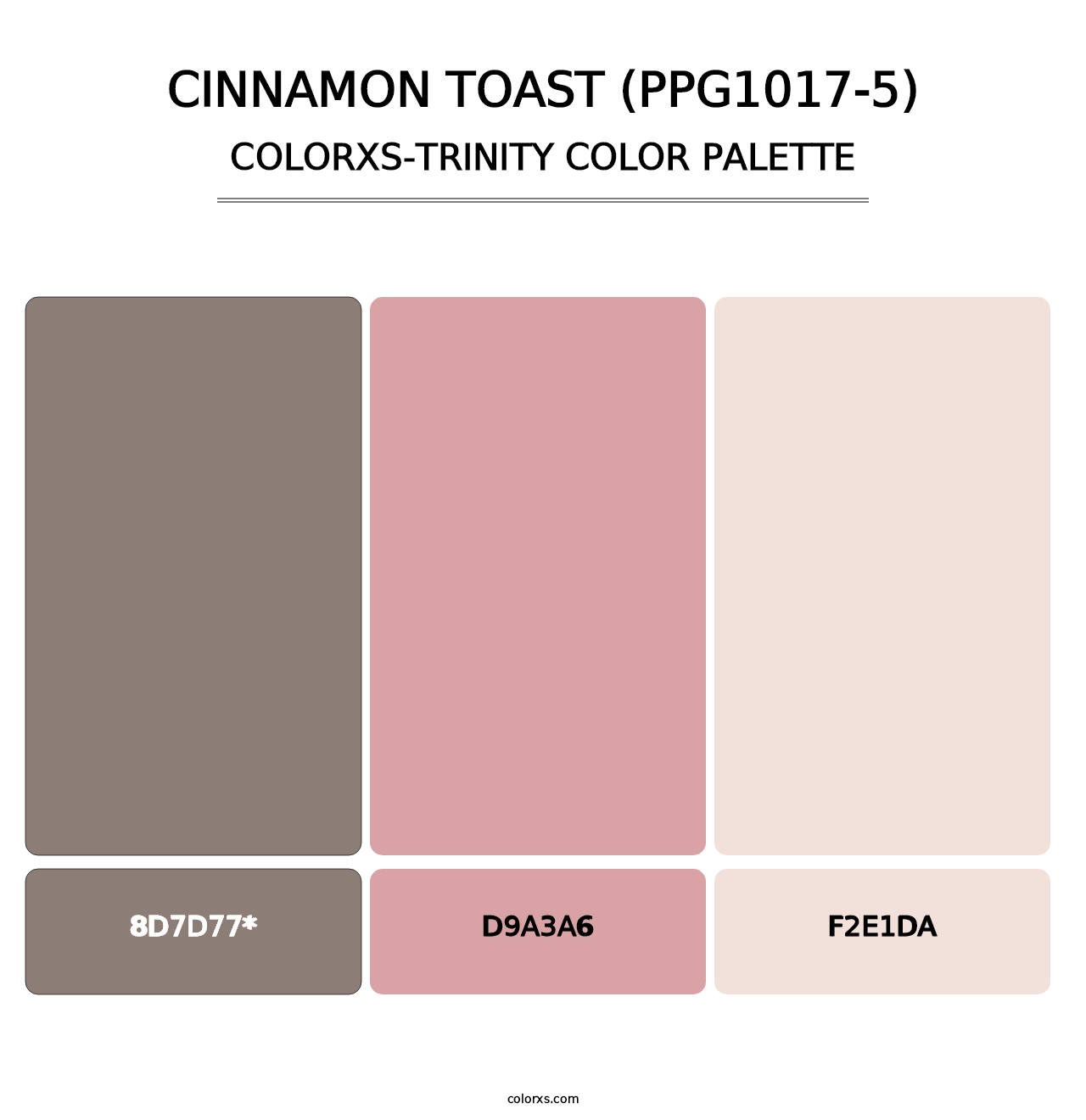 Cinnamon Toast (PPG1017-5) - Colorxs Trinity Palette