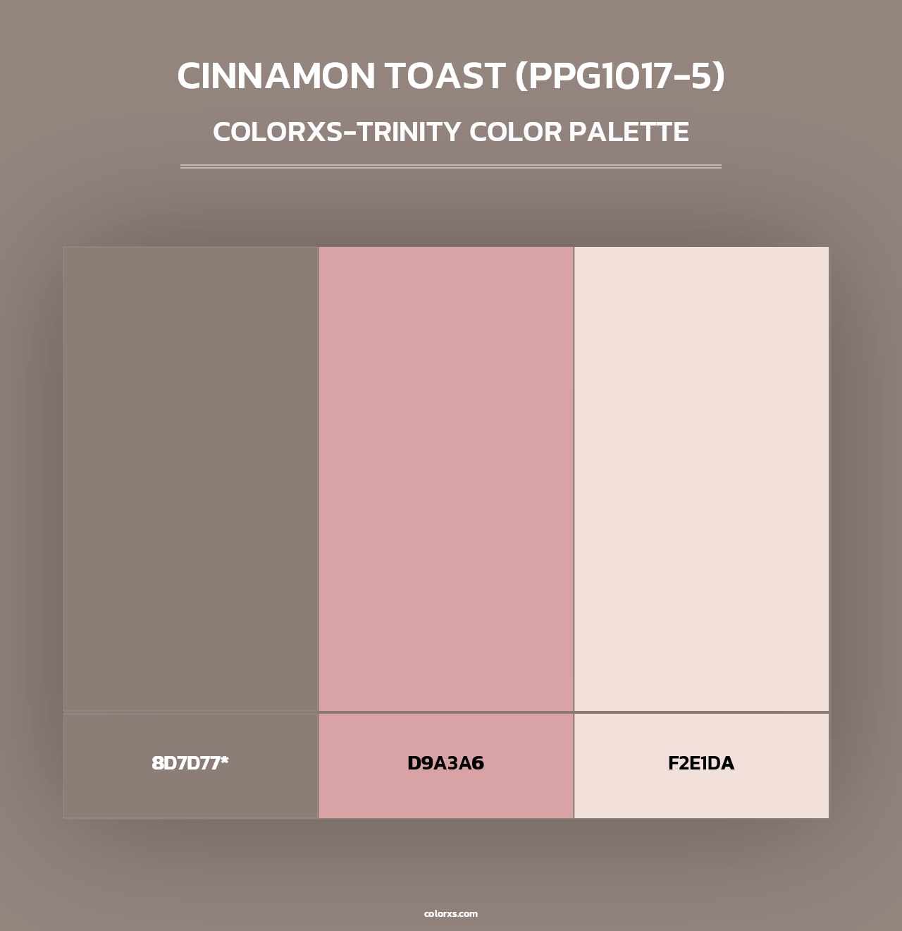 Cinnamon Toast (PPG1017-5) - Colorxs Trinity Palette