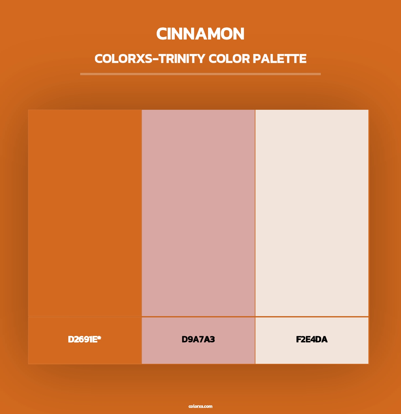 Cinnamon - Colorxs Trinity Palette