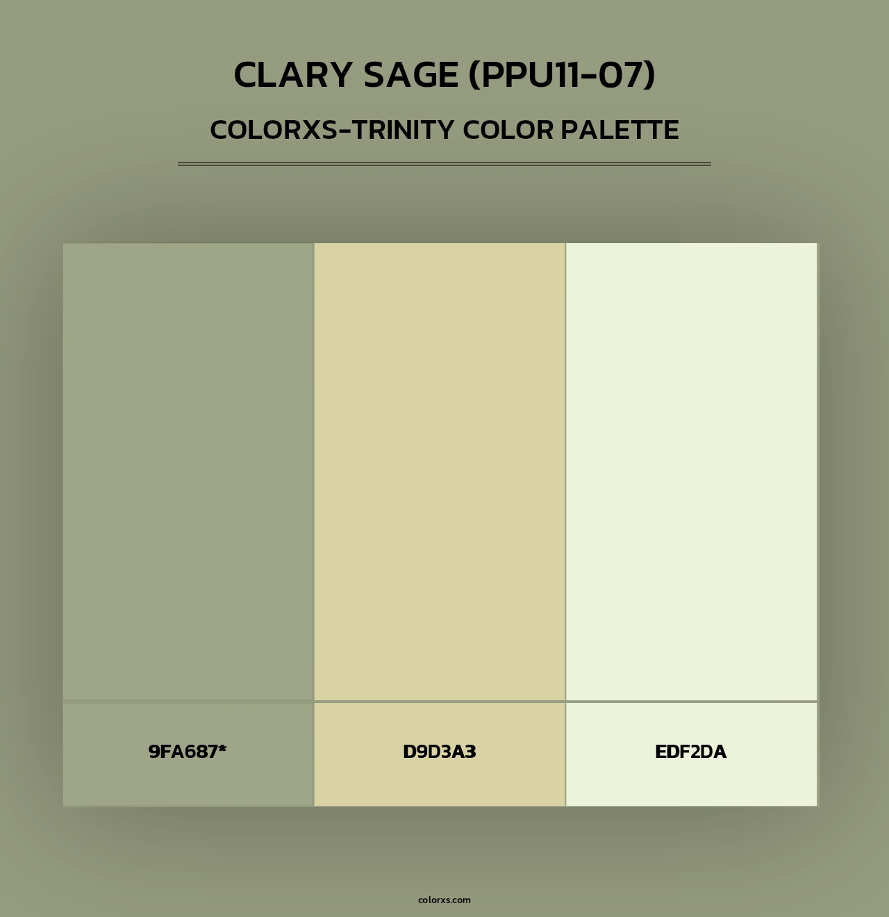 Clary Sage (PPU11-07) - Colorxs Trinity Palette
