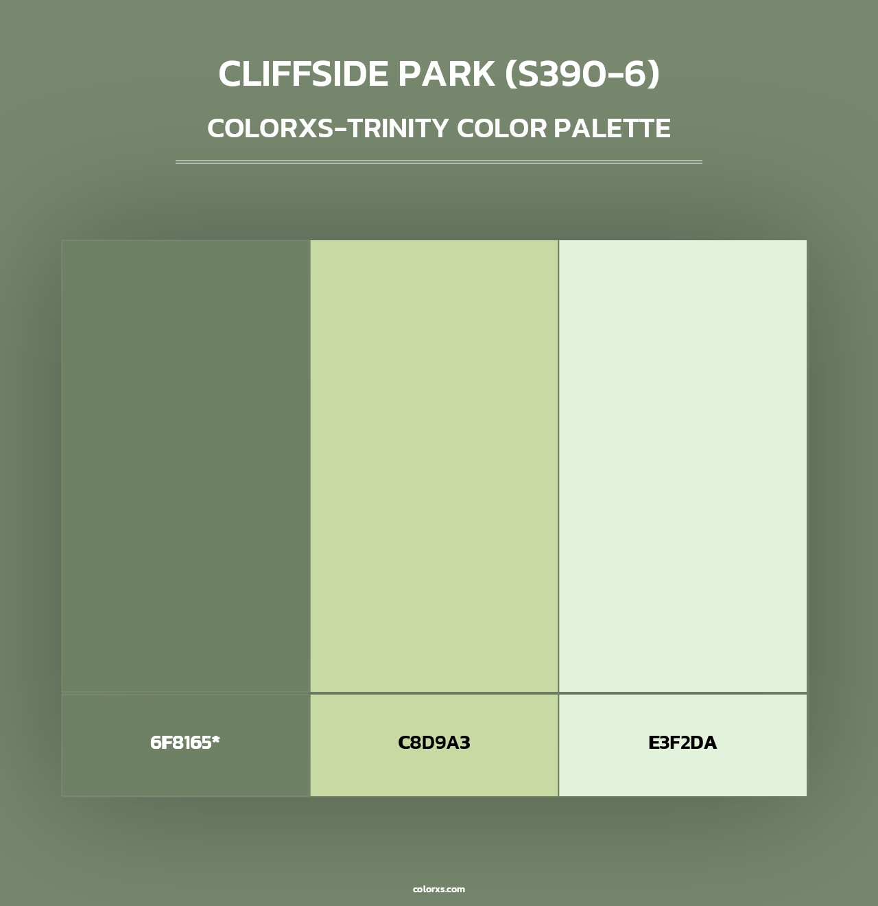Cliffside Park (S390-6) - Colorxs Trinity Palette
