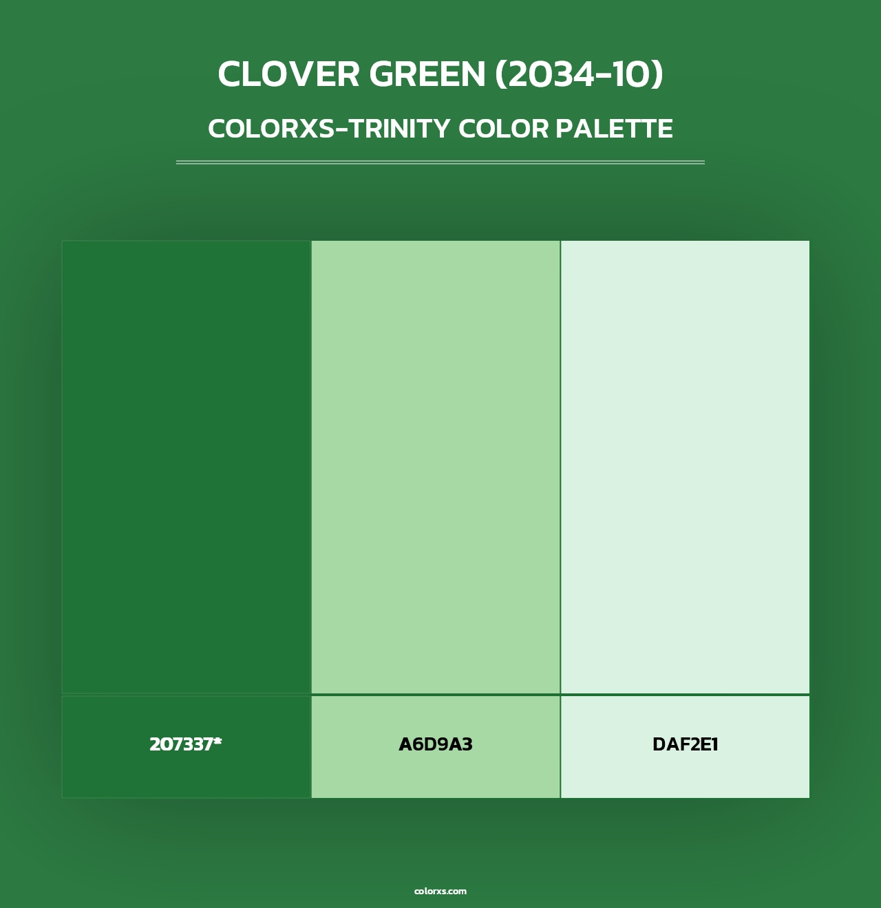 Clover Green (2034-10) - Colorxs Trinity Palette