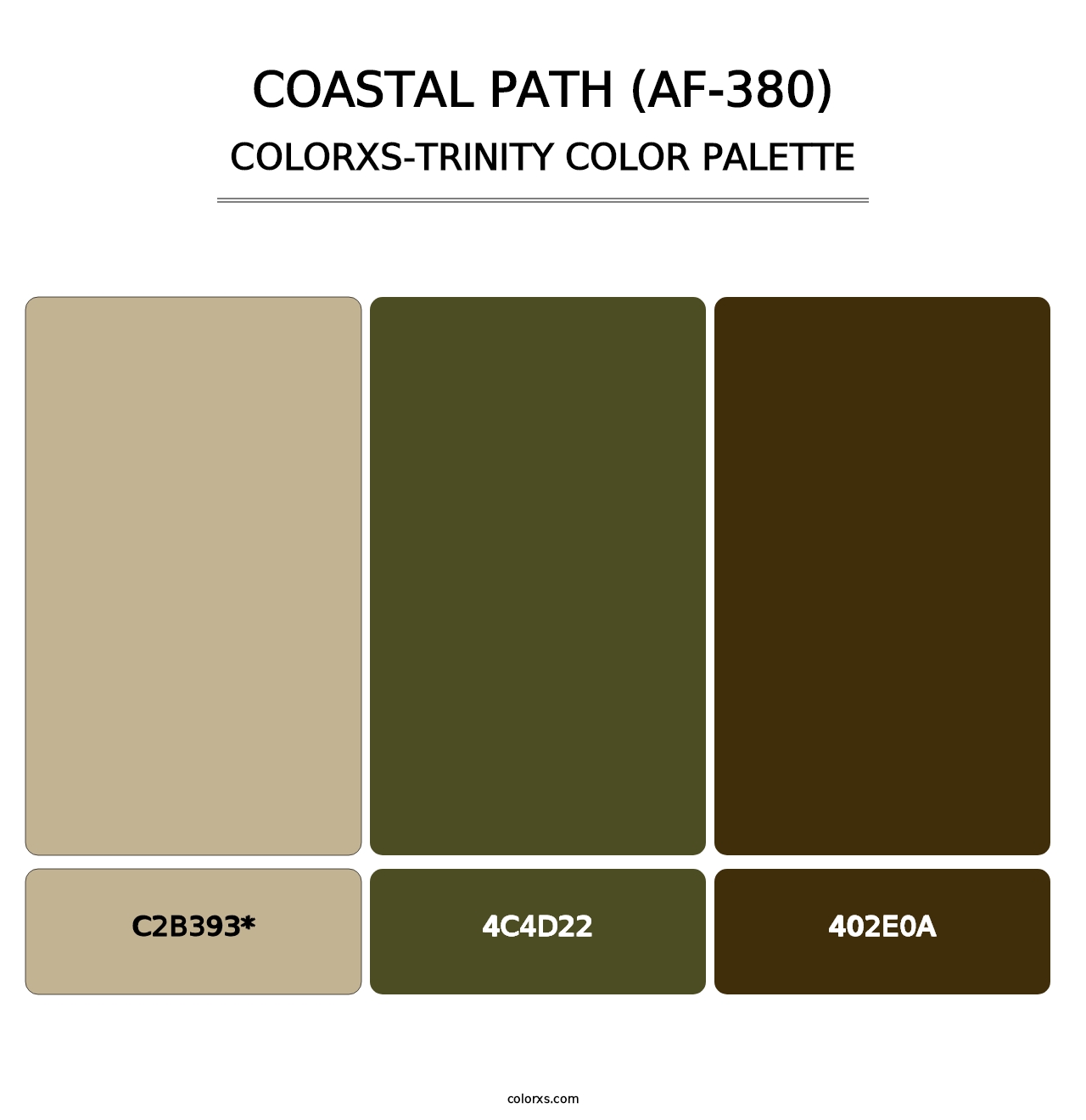 Coastal Path (AF-380) - Colorxs Trinity Palette