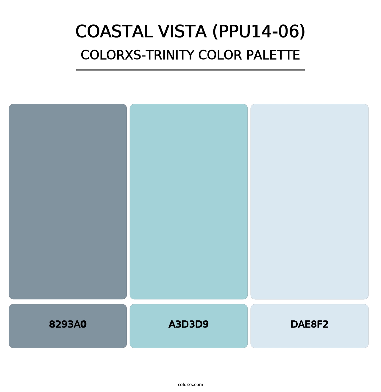 Coastal Vista (PPU14-06) - Colorxs Trinity Palette