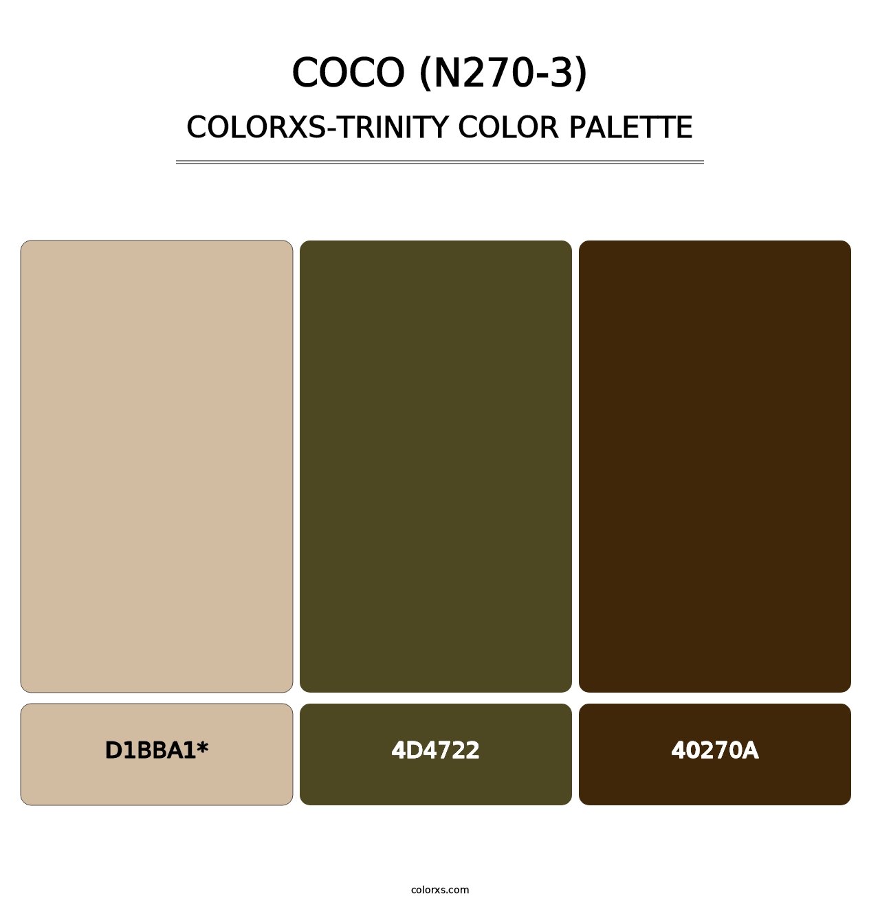 Coco (N270-3) - Colorxs Trinity Palette
