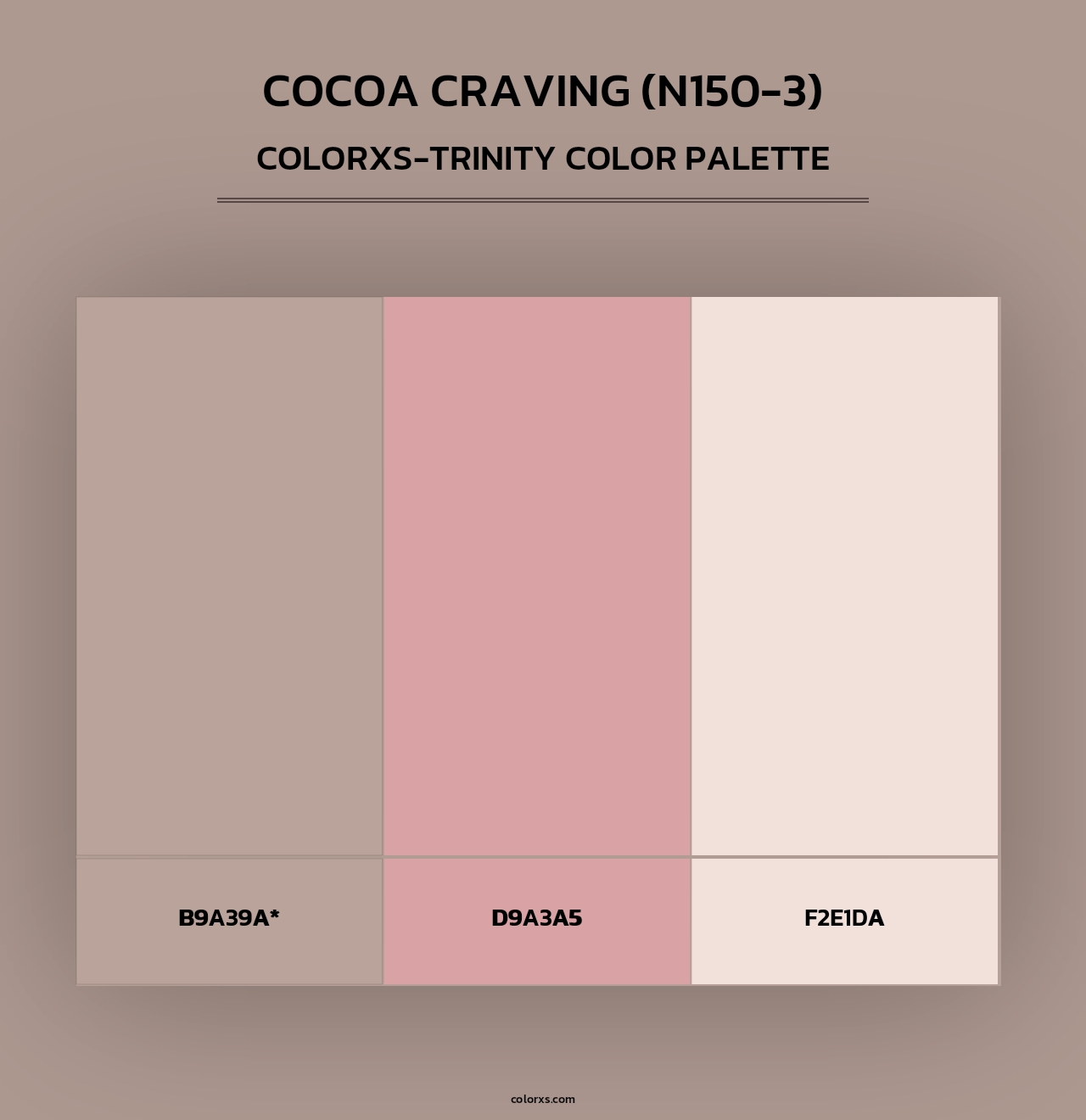 Cocoa Craving (N150-3) - Colorxs Trinity Palette