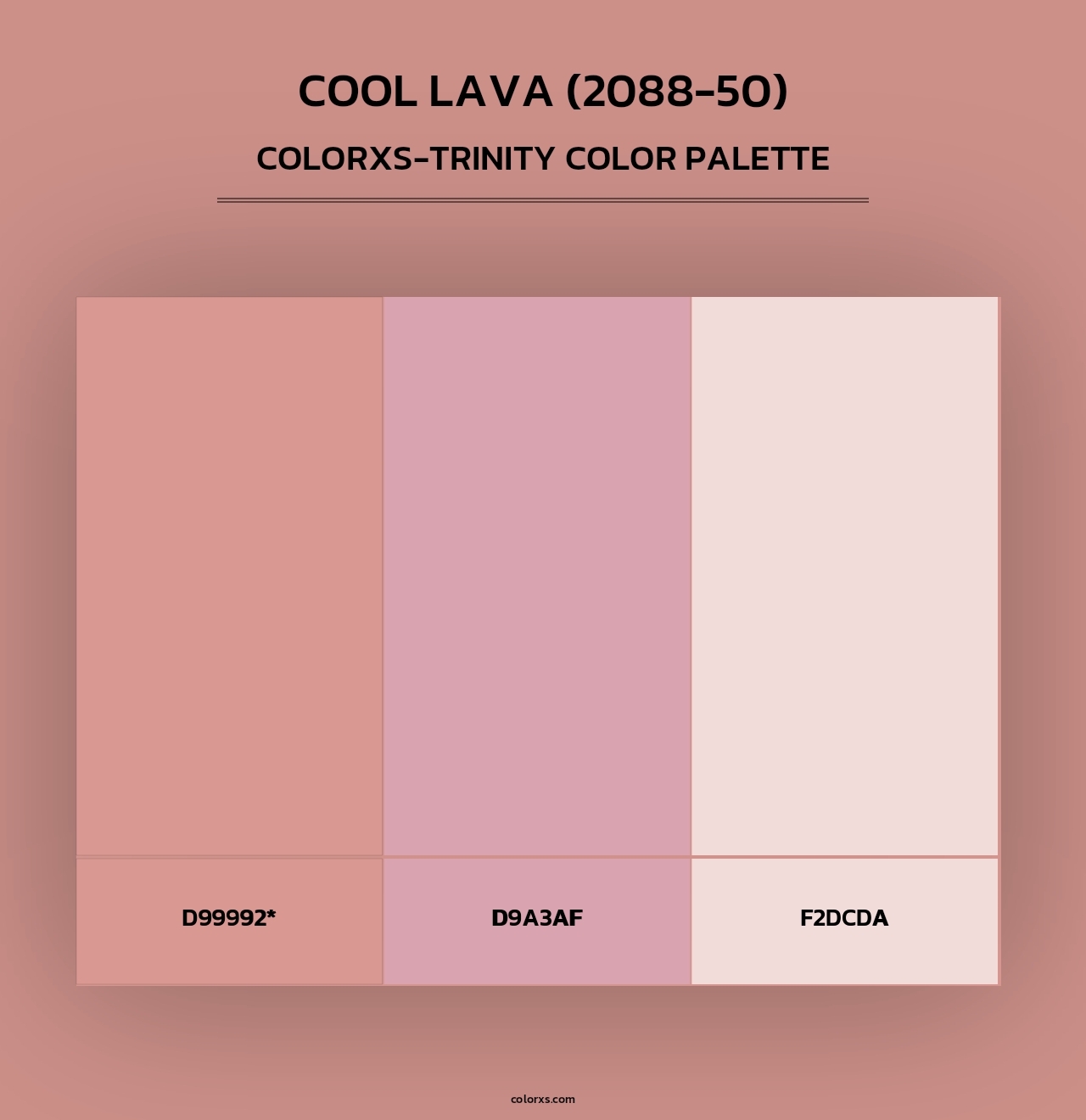 Cool Lava (2088-50) - Colorxs Trinity Palette