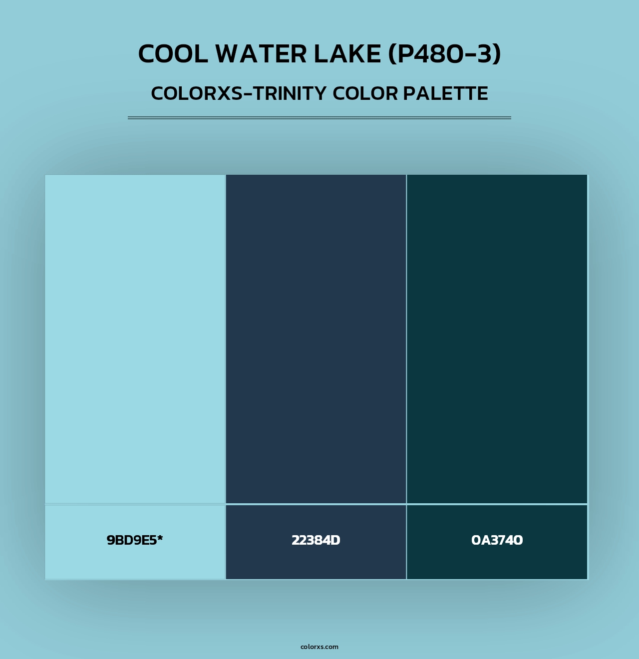 Cool Water Lake (P480-3) - Colorxs Trinity Palette