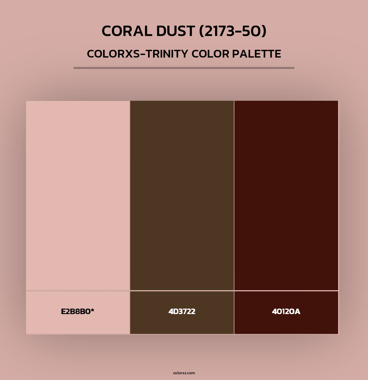 Coral Dust (2173-50) - Colorxs Trinity Palette