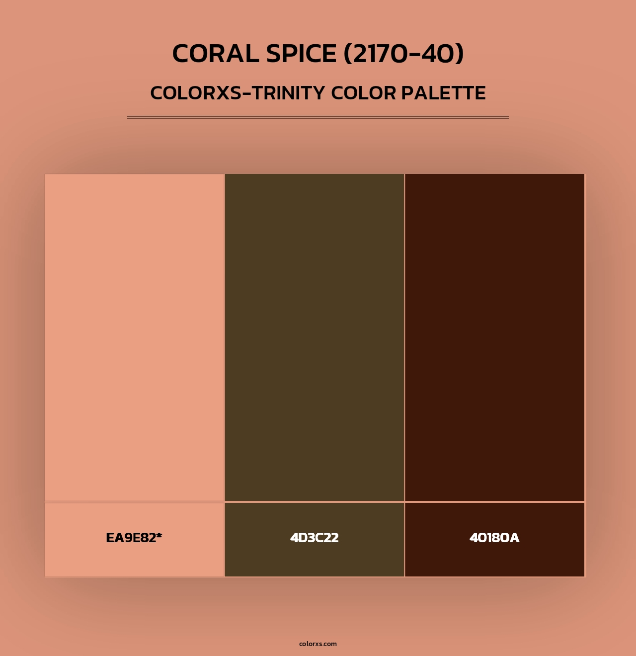 Coral Spice (2170-40) - Colorxs Trinity Palette