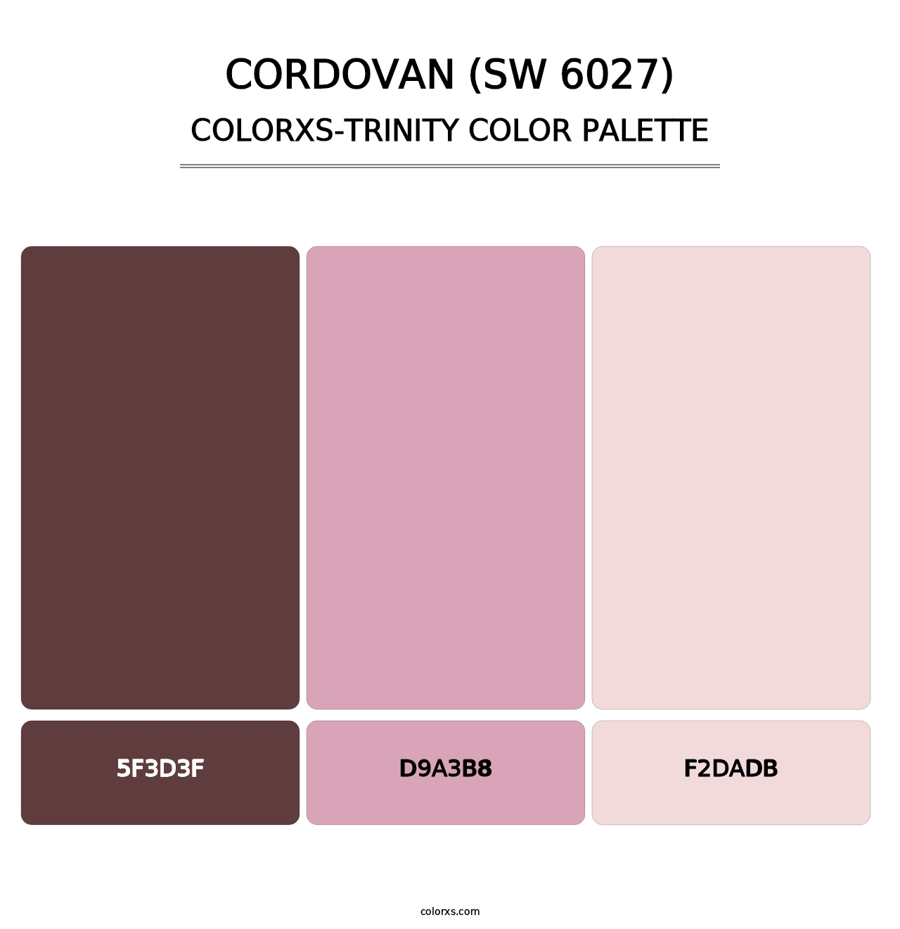 Cordovan (SW 6027) - Colorxs Trinity Palette