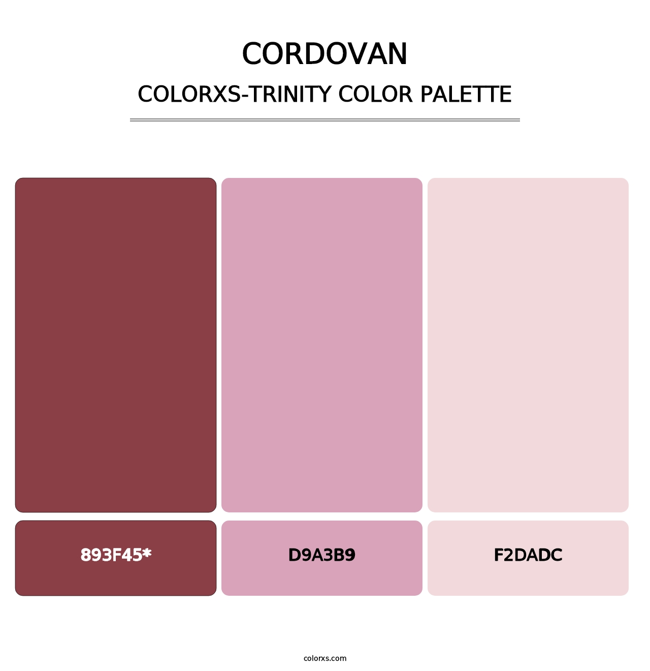 Cordovan - Colorxs Trinity Palette