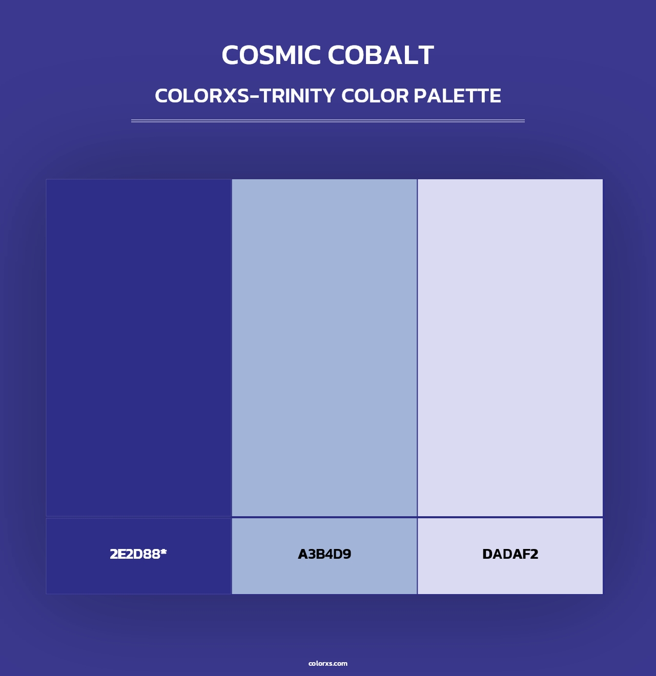 Cosmic Cobalt - Colorxs Trinity Palette