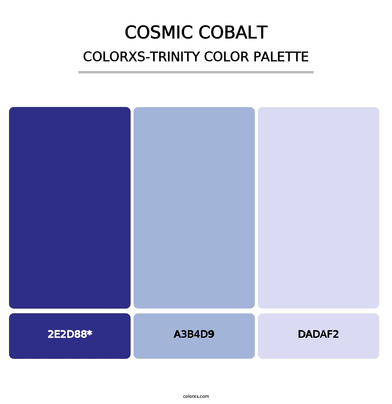 Cosmic Cobalt - Colorxs Trinity Palette