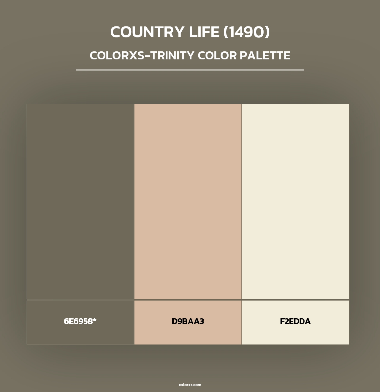 Country Life (1490) - Colorxs Trinity Palette