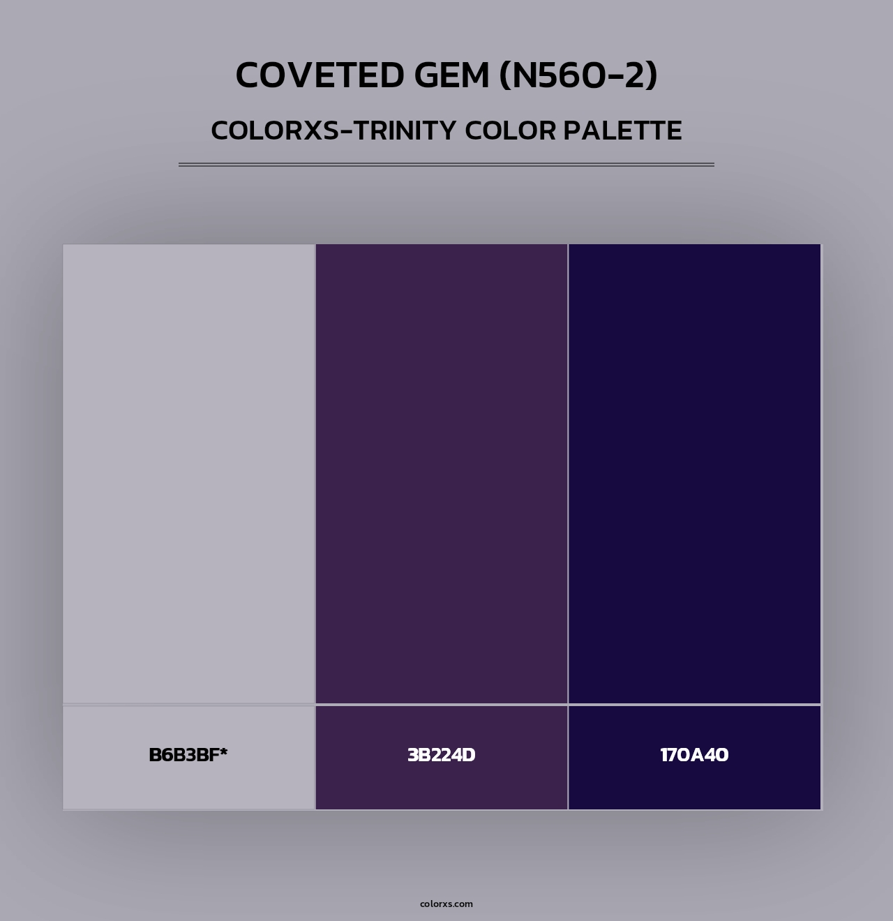 Coveted Gem (N560-2) - Colorxs Trinity Palette