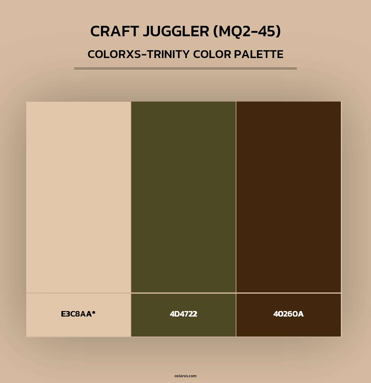Craft Juggler (MQ2-45) - Colorxs Trinity Palette