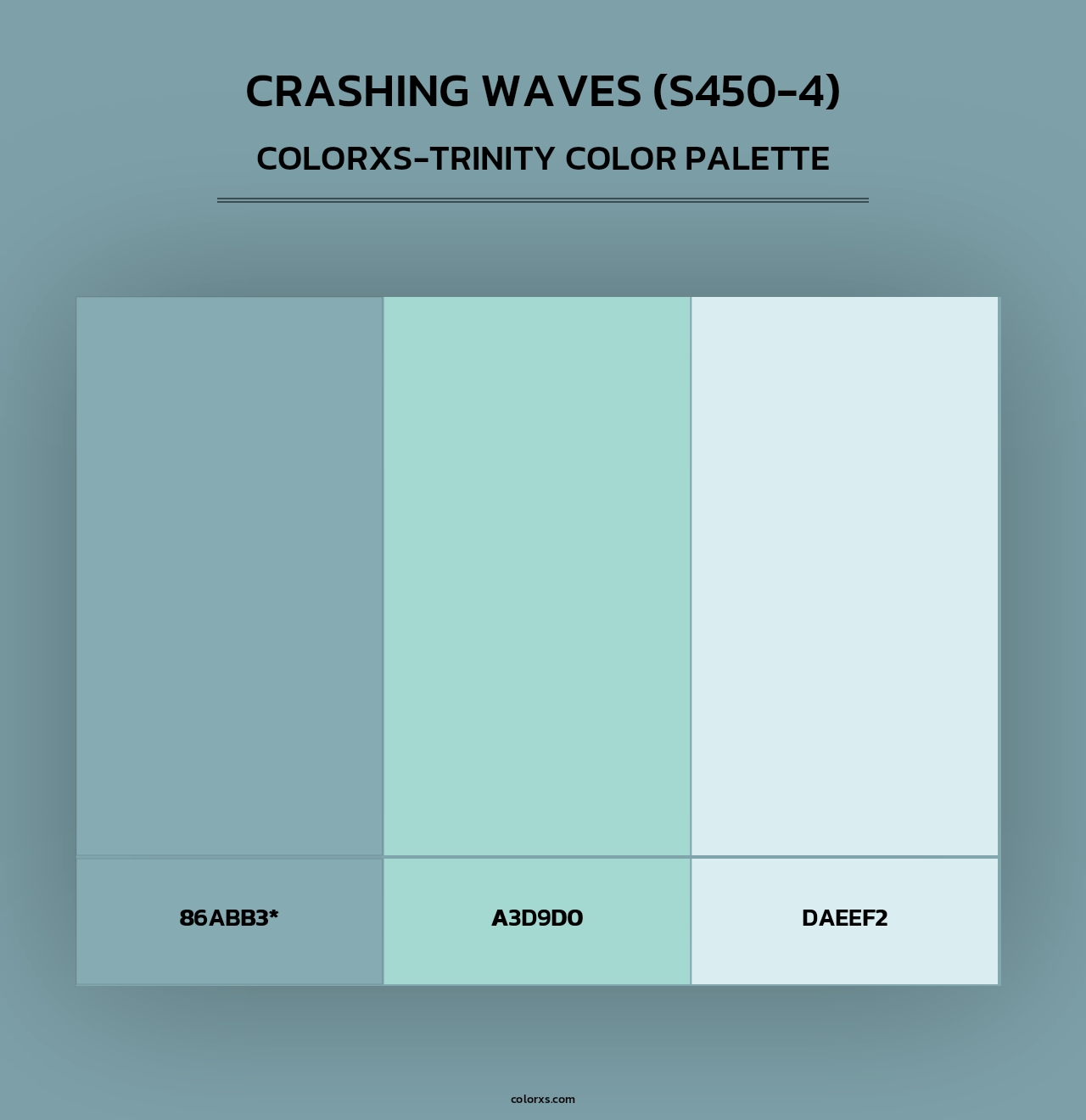 Crashing Waves (S450-4) - Colorxs Trinity Palette