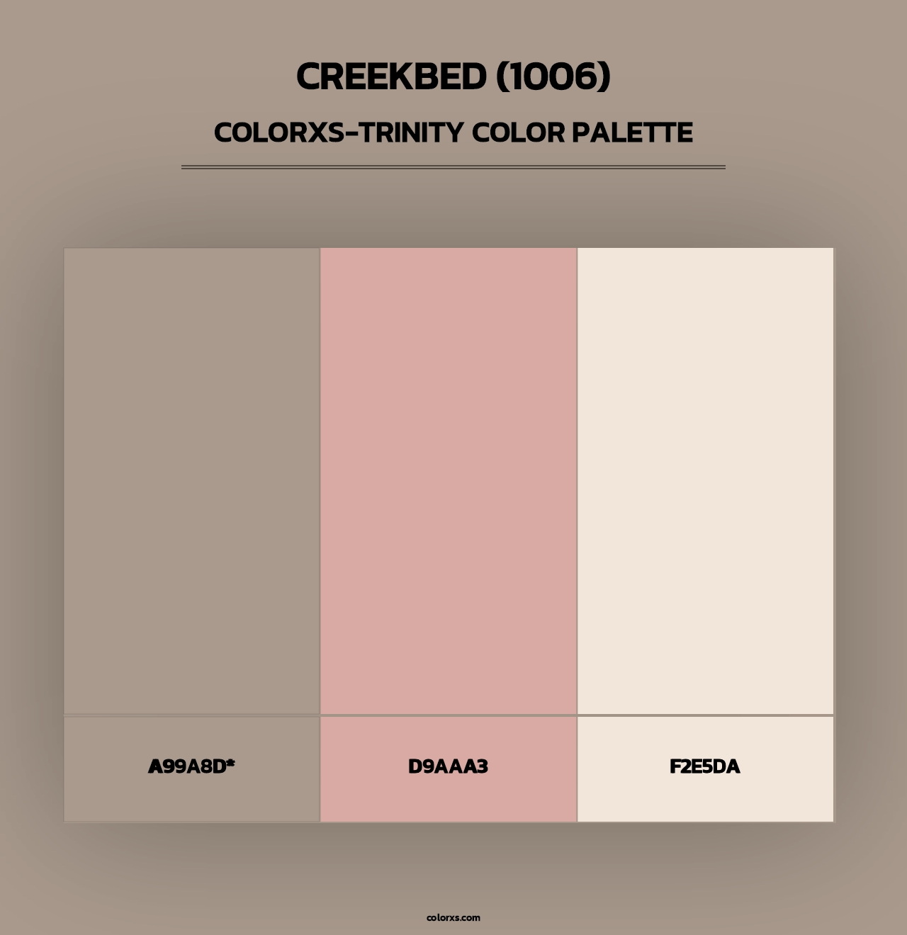 Creekbed (1006) - Colorxs Trinity Palette