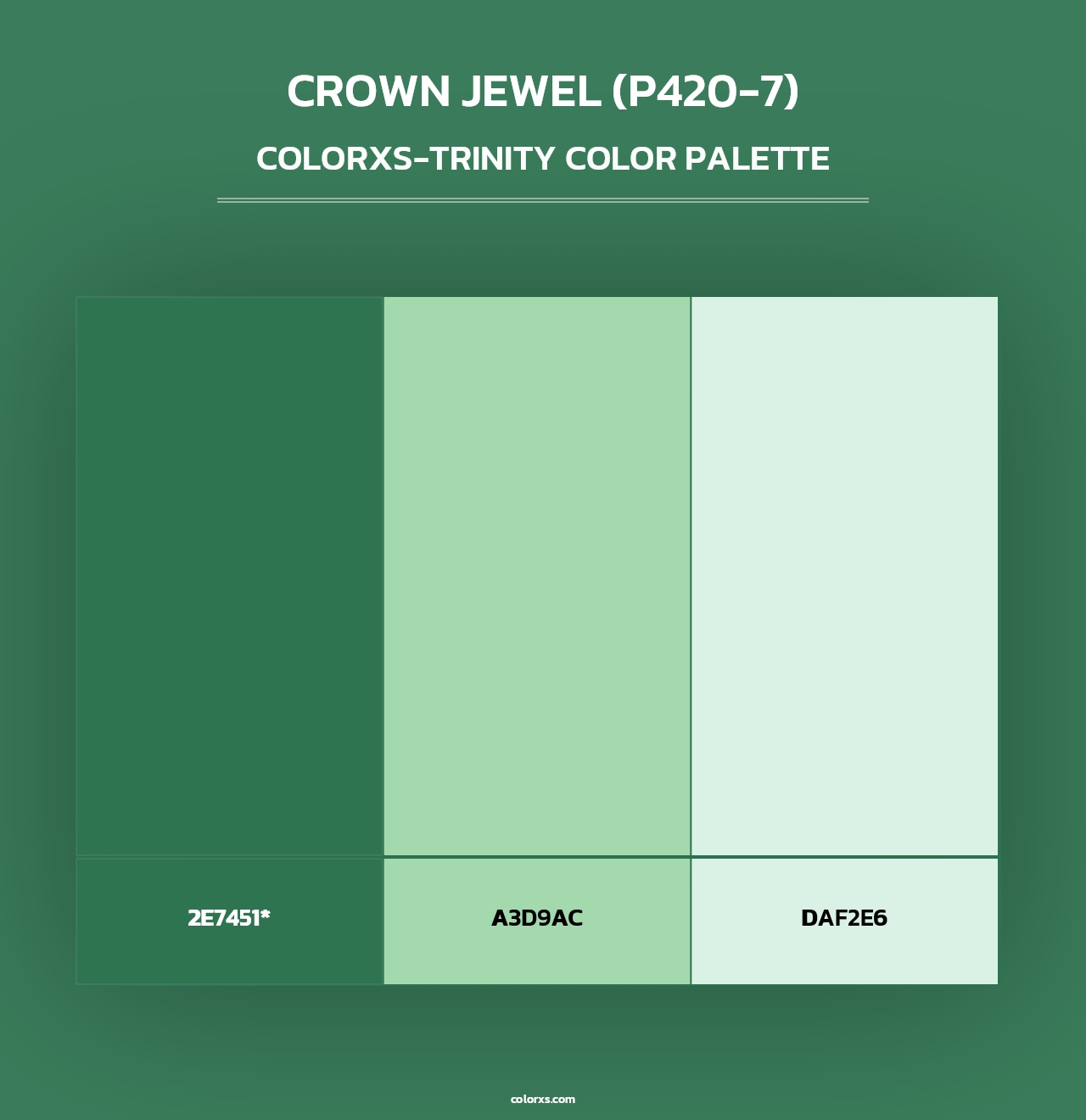 Crown Jewel (P420-7) - Colorxs Trinity Palette