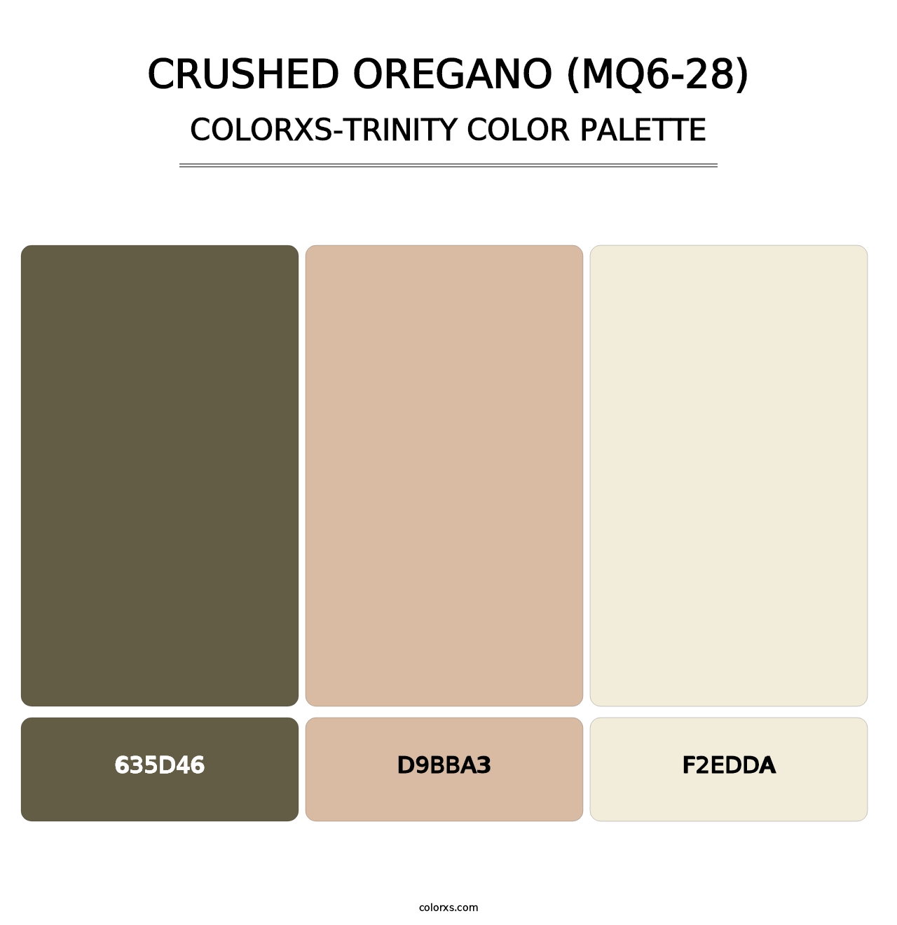 Crushed Oregano (MQ6-28) - Colorxs Trinity Palette