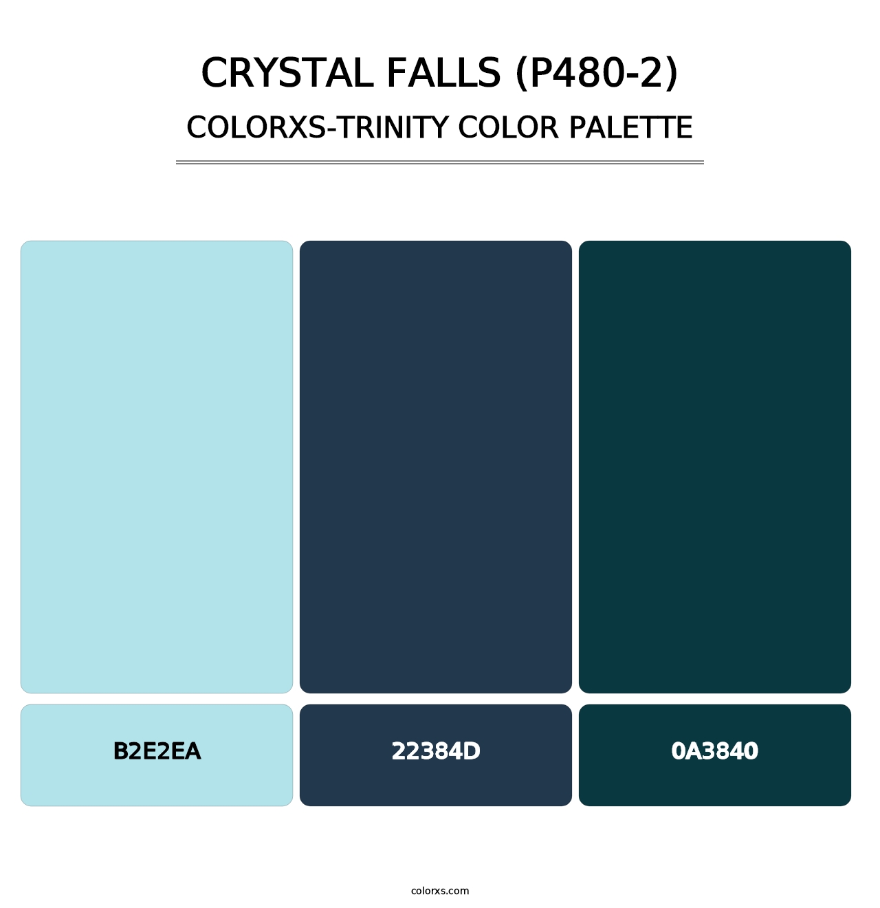Crystal Falls (P480-2) - Colorxs Trinity Palette