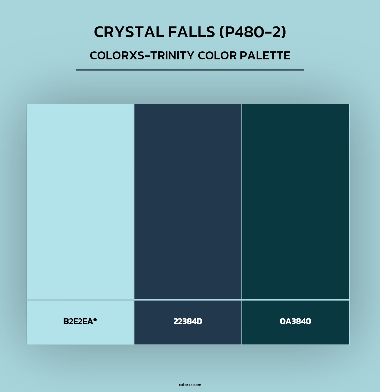 Crystal Falls (P480-2) - Colorxs Trinity Palette
