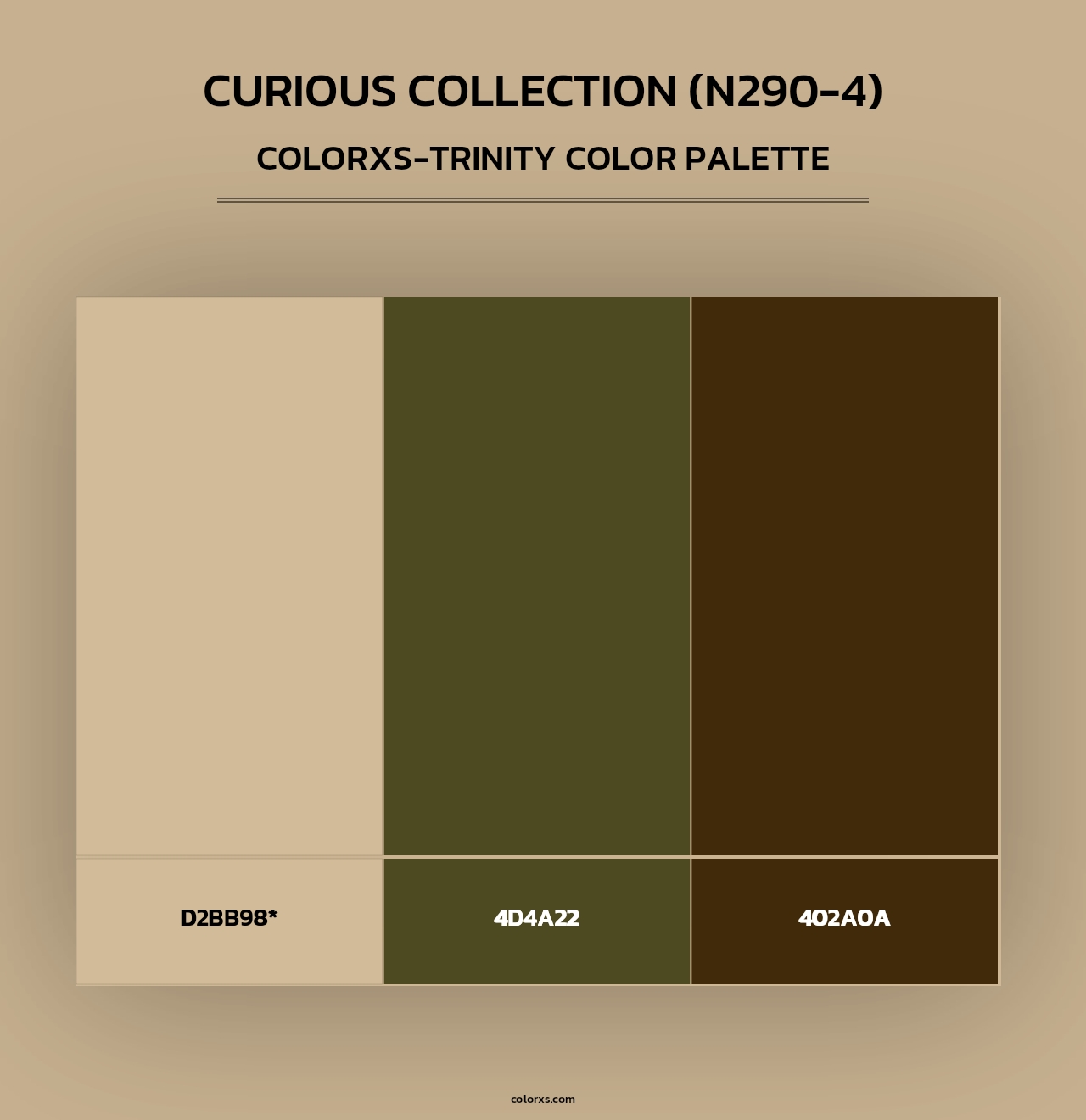 Curious Collection (N290-4) - Colorxs Trinity Palette