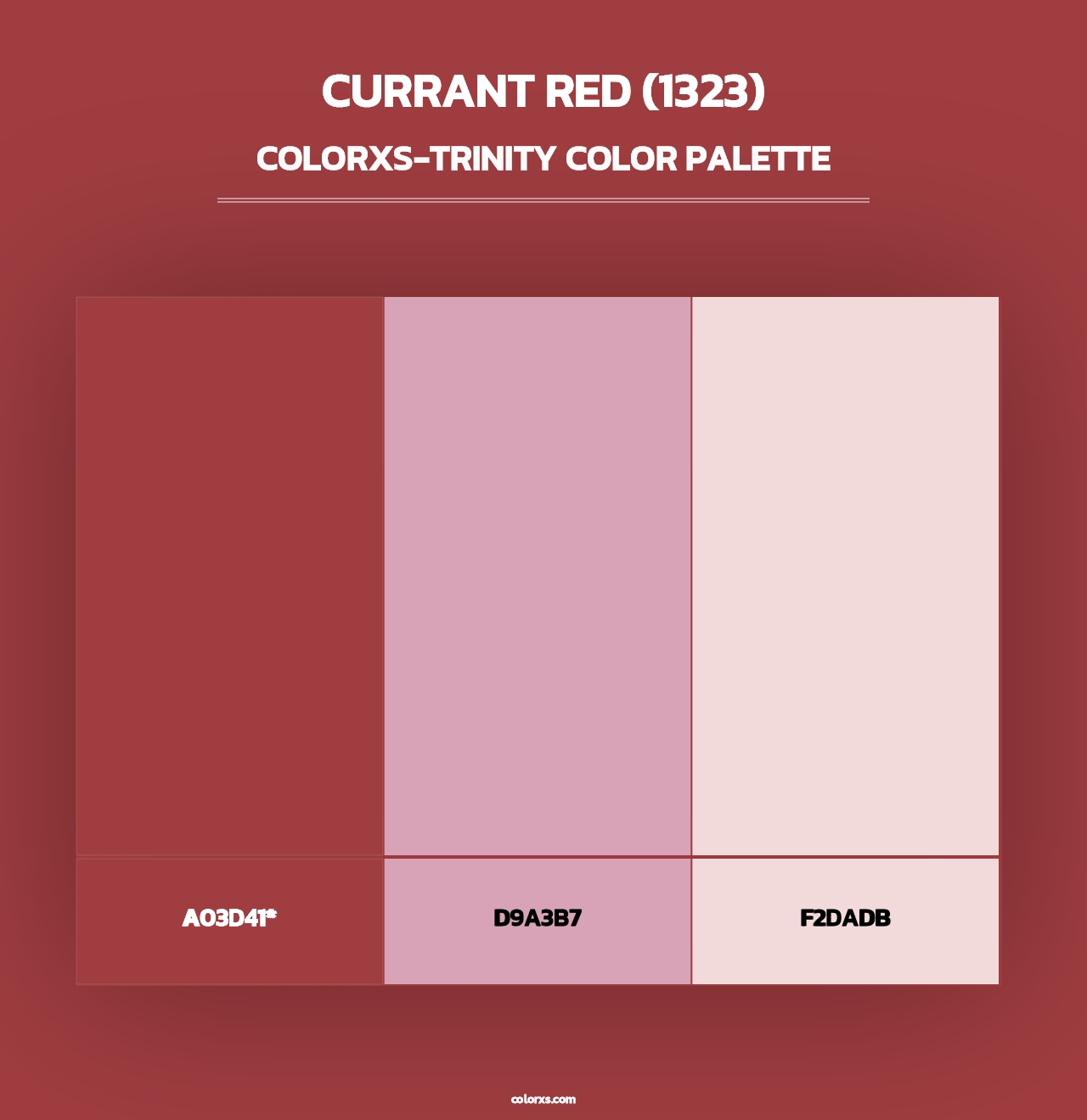Currant Red (1323) - Colorxs Trinity Palette