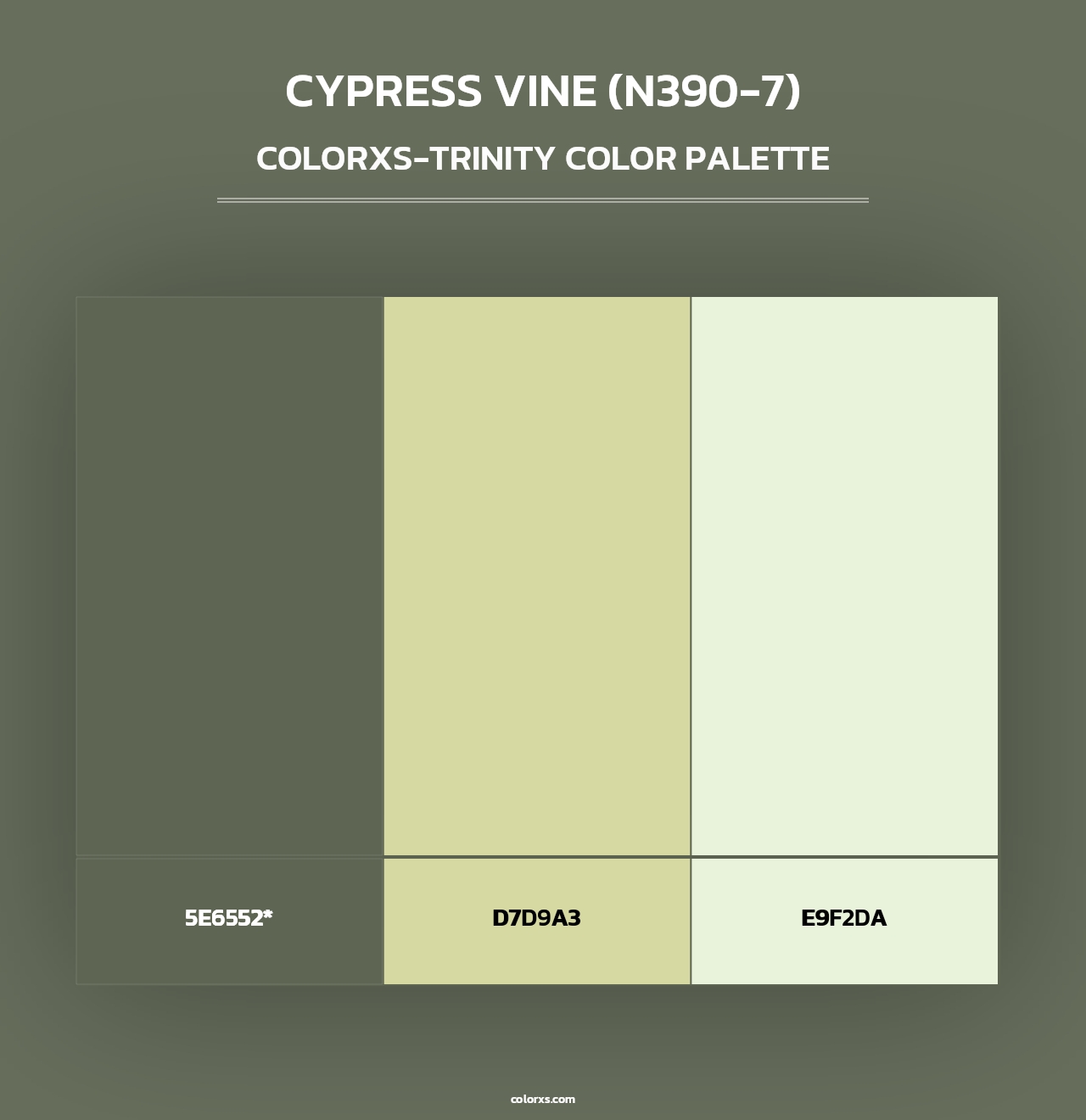 Cypress Vine (N390-7) - Colorxs Trinity Palette