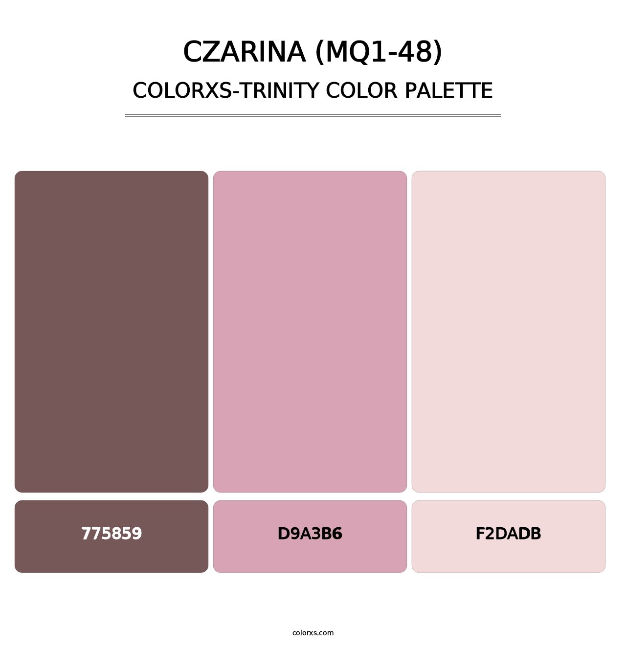Czarina (MQ1-48) - Colorxs Trinity Palette