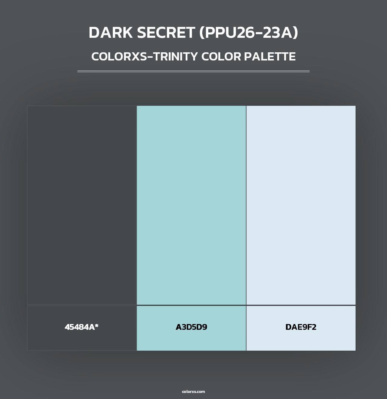 Dark Secret (PPU26-23A) - Colorxs Trinity Palette