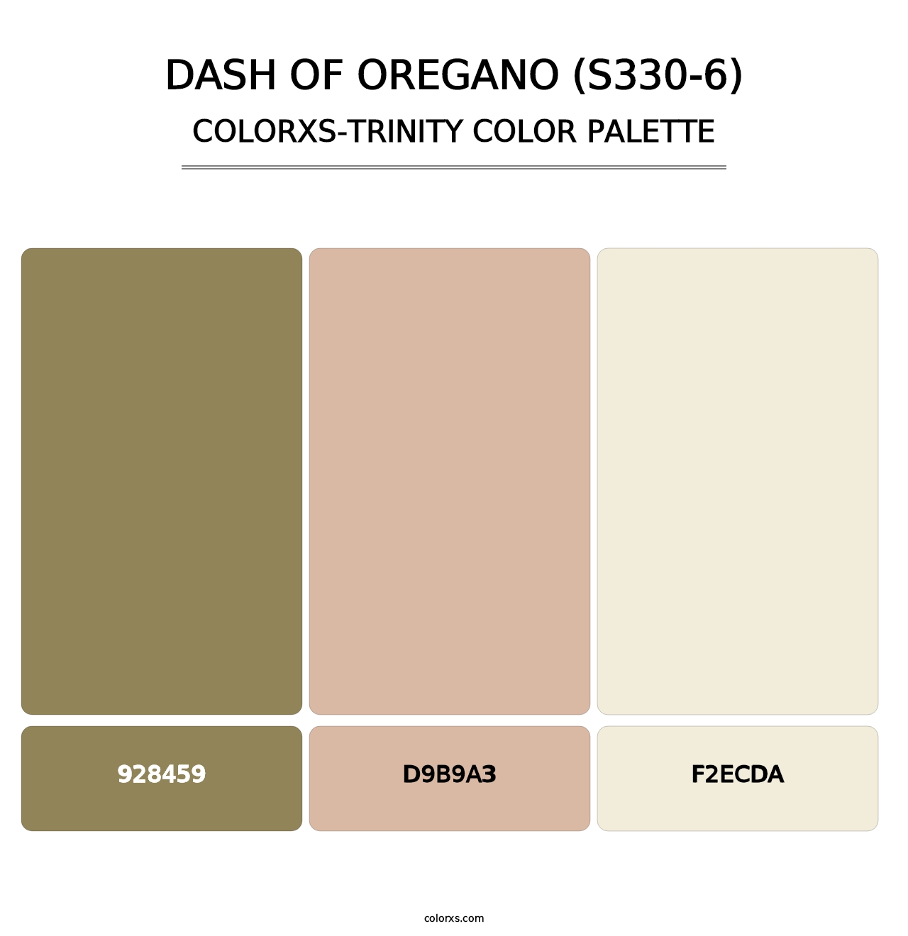 Dash Of Oregano (S330-6) - Colorxs Trinity Palette