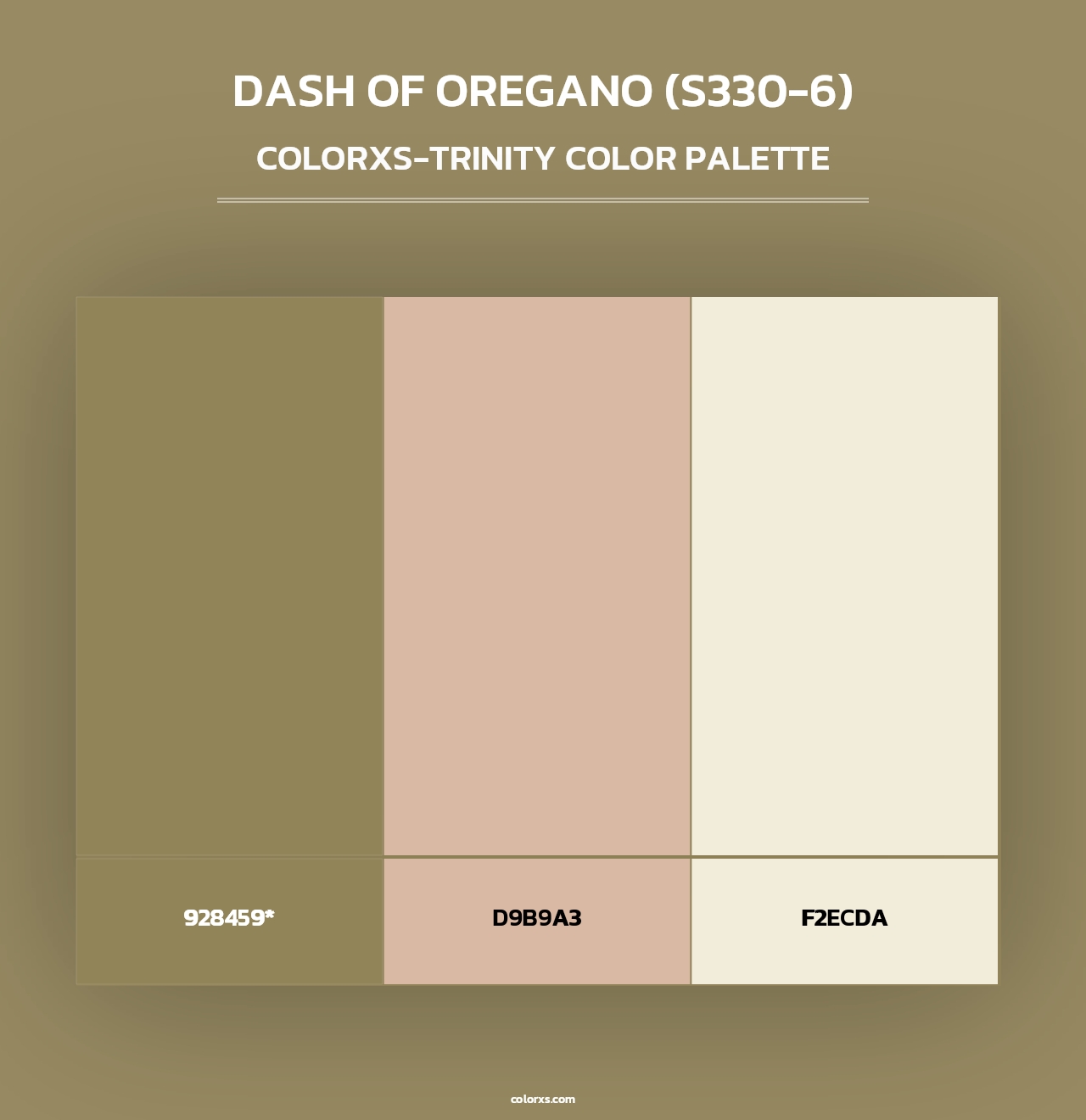 Dash Of Oregano (S330-6) - Colorxs Trinity Palette