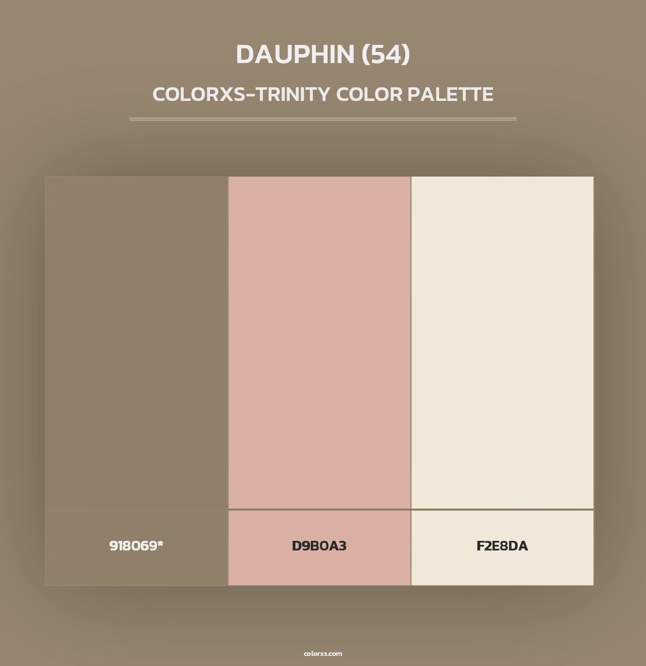 Dauphin (54) - Colorxs Trinity Palette