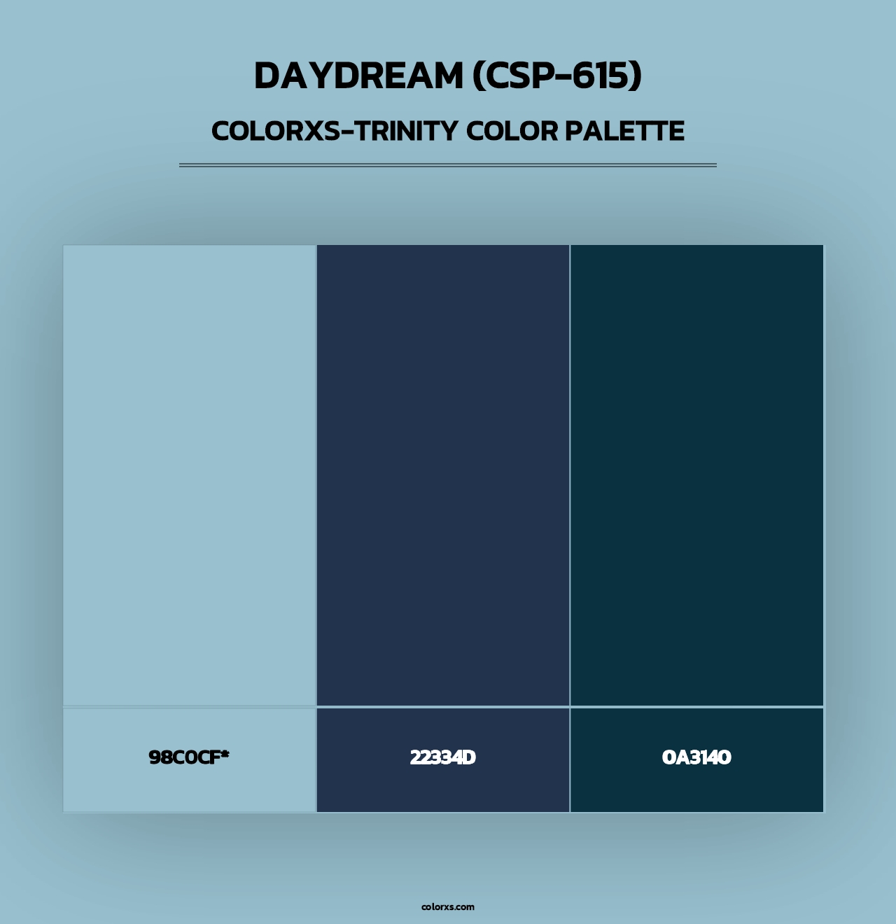 Daydream (CSP-615) - Colorxs Trinity Palette